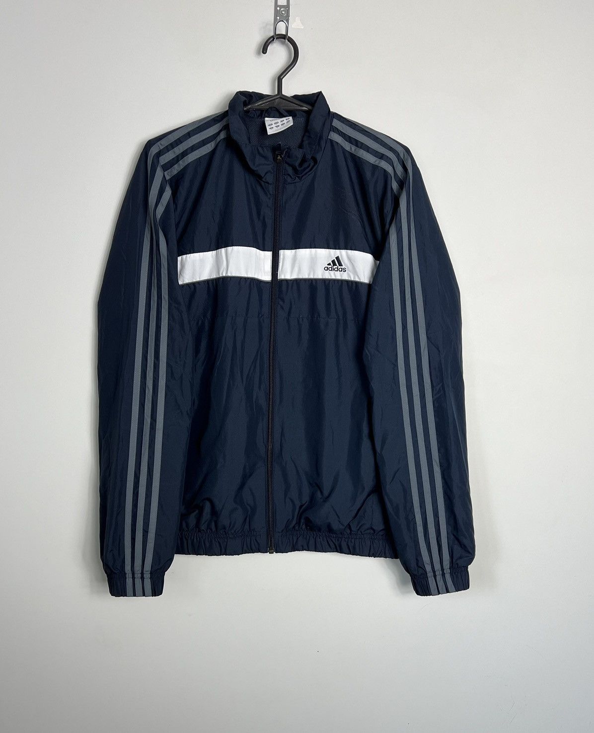 Adidas Jacket Adidas Stripes Vintage Zipped Size US S / EU 44-46 / 1 - 1 Thumbnail