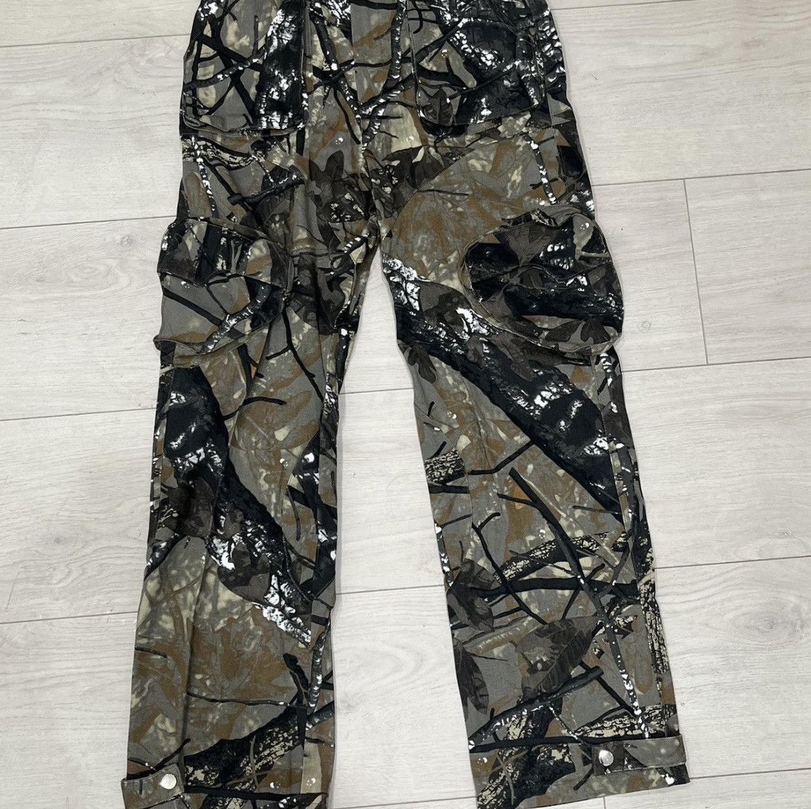 MNML MNML Baggy Camo Cargo Pants Size US 30 / EU 46 - 1 Thumbnail