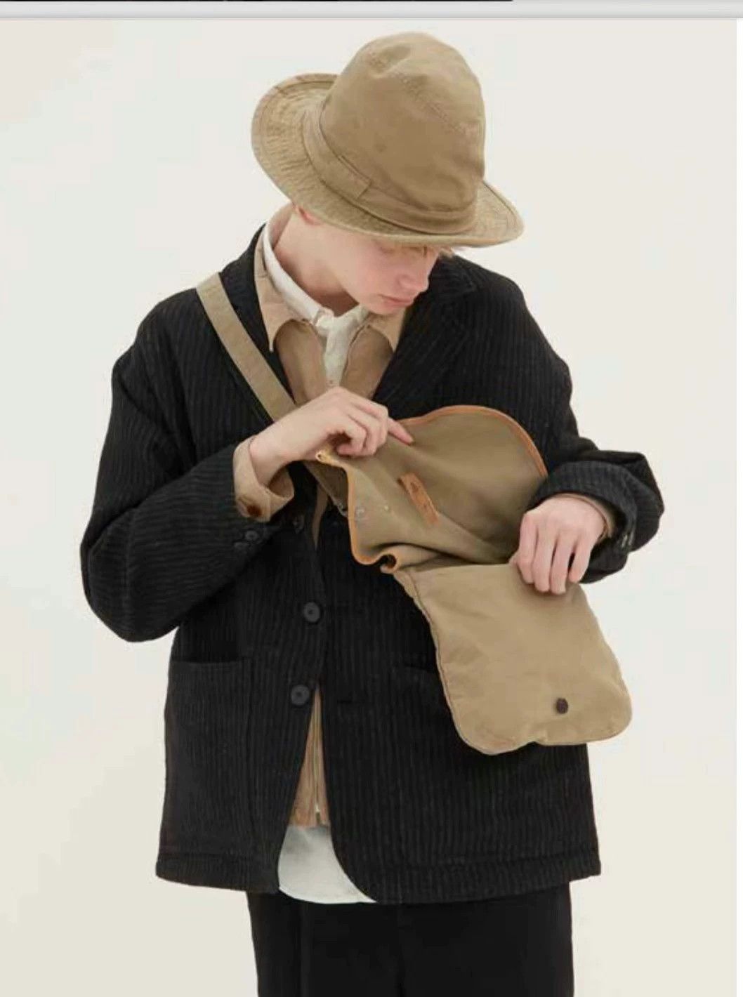 Visvim VISVIM 24SS RAILWOOD JKT Navy 2 Wool-Linen Size US M / EU 48-50 / 2 - 9 Thumbnail