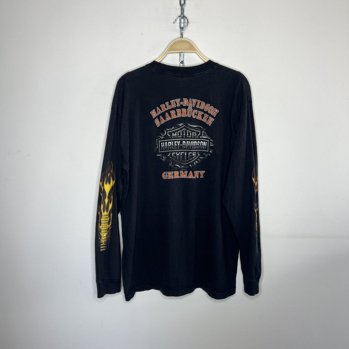 Harley Davidson × Vintage Vintage Harley Davidson long sleeve tee Size US XL / EU 56 / 4 - 9 Thumbnail