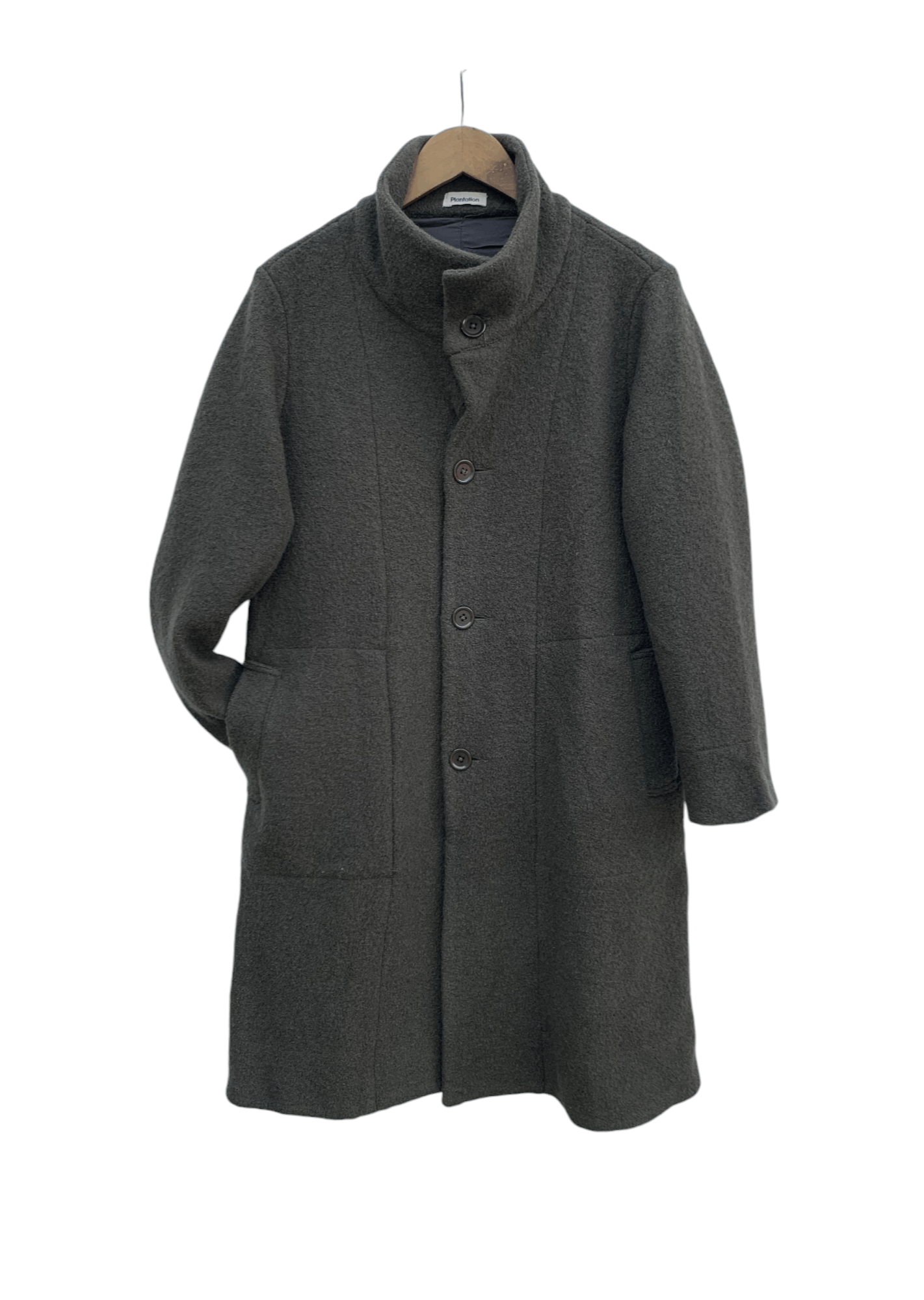 Issey Miyake 🇯🇵 Plantation X Issey Miyaki Trench Coat Wool Jacket Size US M / EU 48-50 / 2 - 2 Thumbnail
