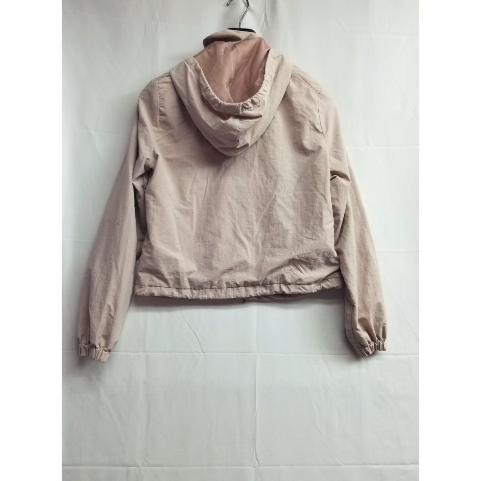 Vintage Ashley by 26 International Jacket Pink Women's M Regular Zip Hooded Lightweight Pockets Softshell 80s Basic Fall Winter XS? Size M / US 6-8 / IT 42-44 - 2 Thumbnail