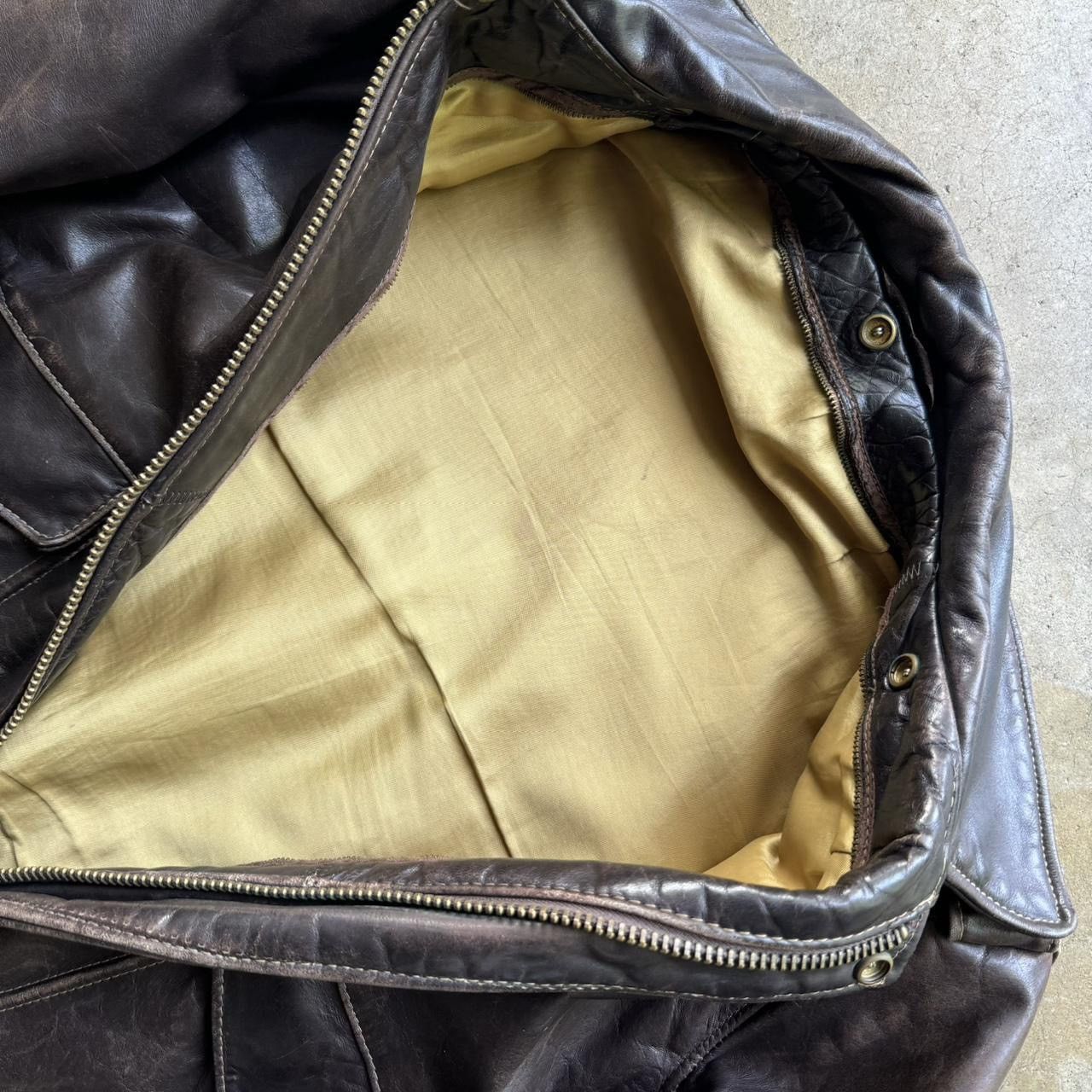Schott × Vintage Vintage Schott Leather Jacket Size US L / EU 52-54 / 3 - 5 Thumbnail