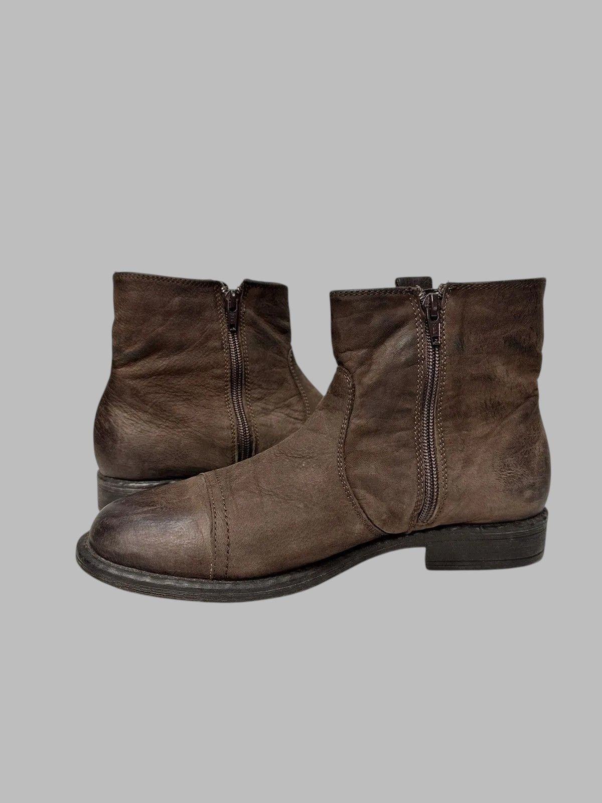 If Six Was Nine Guidi Suide Rare Leather Boots Rick Owens Avantgarde Style Size US 8 / EU 41 - 8 Thumbnail