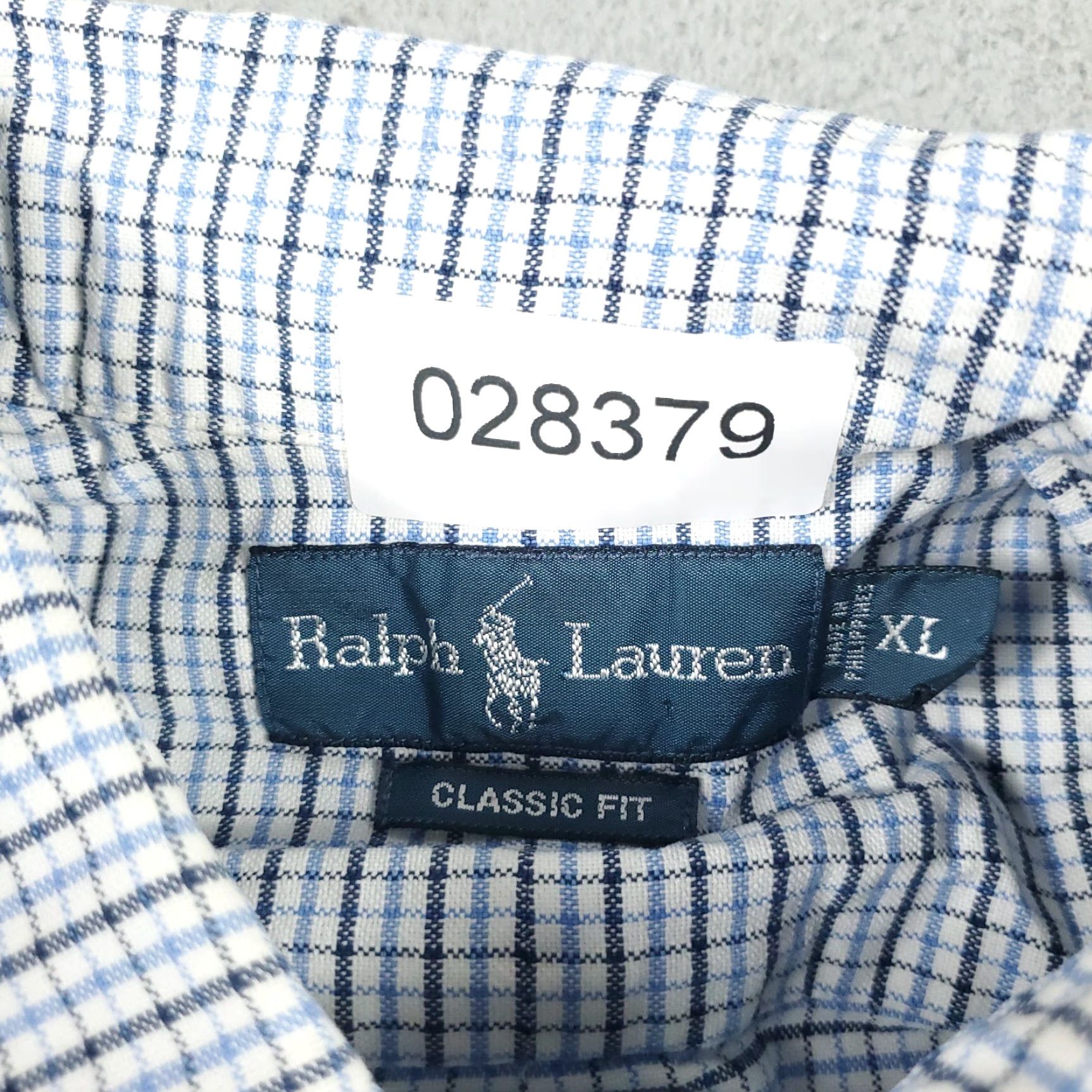 Ralph Lauren Ralph Lauren Casual Button-Up Shirt Blue Plaid Long Sleeve Men's XL Size US XL / EU 56 / 4 - 7 Thumbnail
