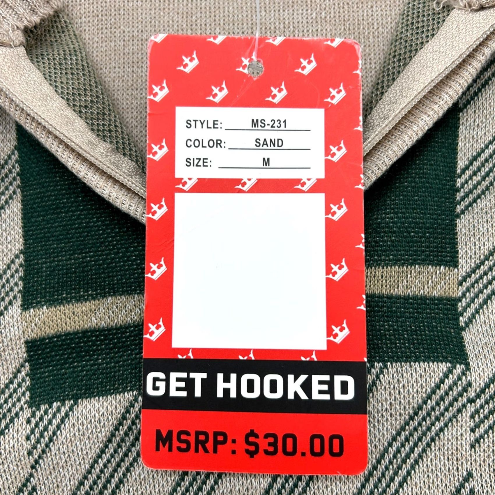 Vintage VINTAGE Red Ape Sweater Mens M Beige Green 1/4 Zip Pullover Skater Plaid Y2K Size US M / EU 48-50 / 2 - 7 Thumbnail
