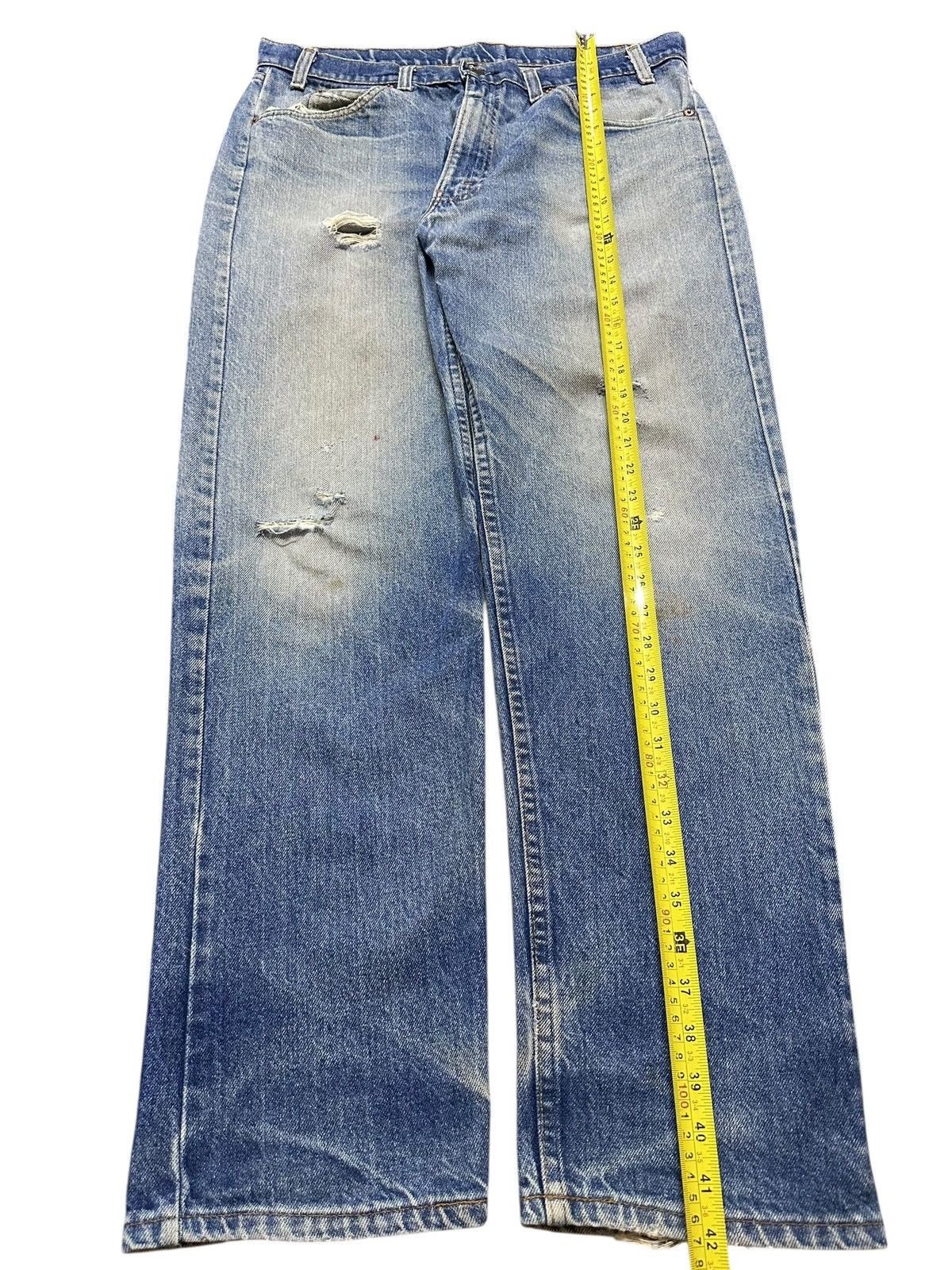 Levi's Vintage Levi's 505 Faded Wash With Loose Style Baggy Size US 35 - 12 Thumbnail