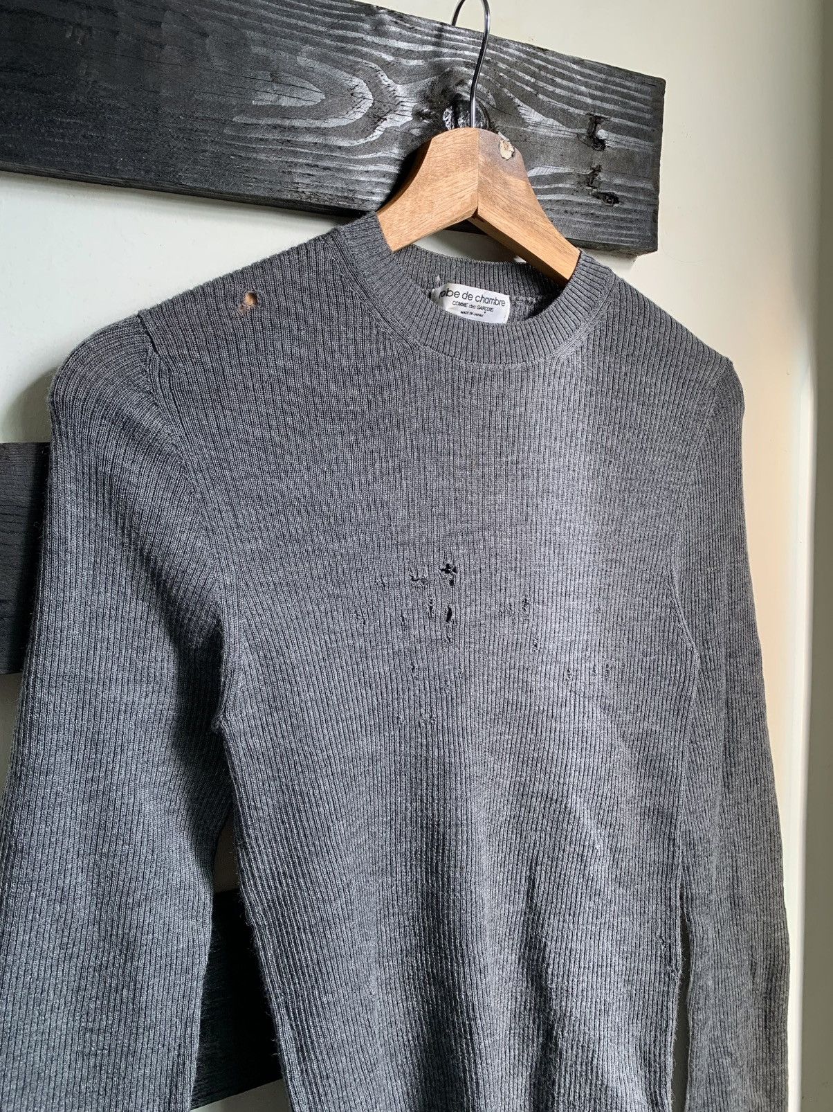 Comme des Garcons Vintage Distressed Cross fit Comme Des Garcons Knit Sweater Size US XXS / EU 40 - 3 Thumbnail