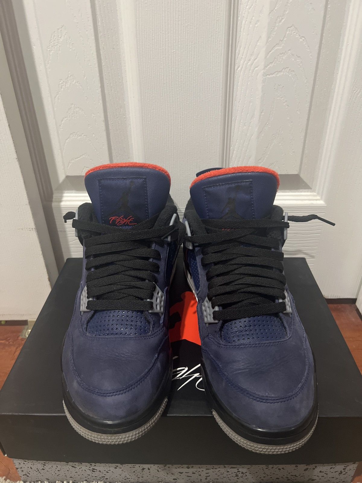 Jordan Brand × Nike Jordan 4 Retro Winterized Loyal Blue Size US 9.5 / EU 42-43 - 3 Thumbnail