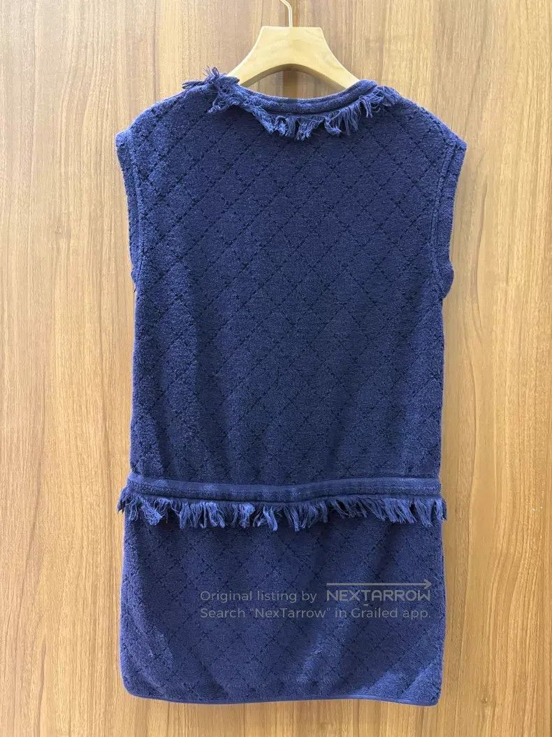 Chanel Chanel Dark blue tassel dress Size XS / US 0-2 / IT 36-38 - 2 Thumbnail