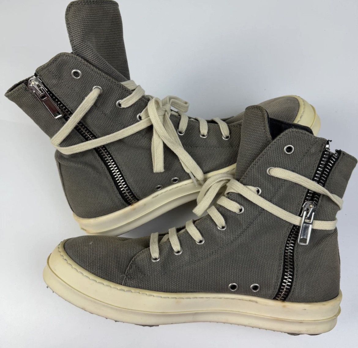 Rick Owens Rick Owens Ramones Grey Size US 10 / EU 43 - 4 Thumbnail