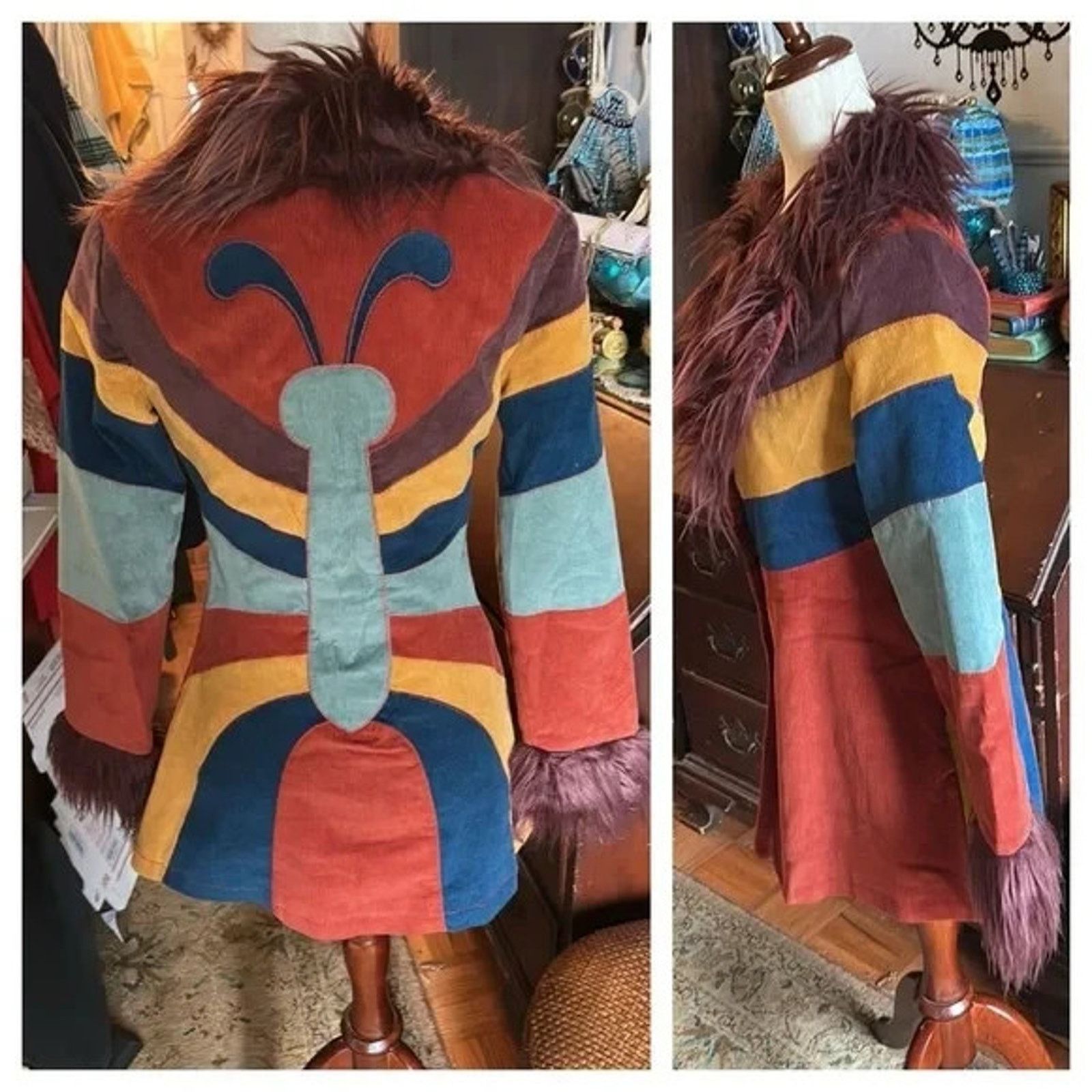 Dolls Kill DOLLS KILL CURRENT MOOD BREAK FREE CORDUROY BUTTERFLY COAT Size S / US 4 / IT 40 - 5 Thumbnail
