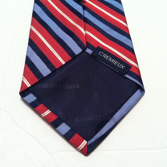 Daniel Cremieux DANIEL CREMIEUX MEN'S NEW MULTICOLOR 100%SILK TIE WIDTH: 4" Size ONE SIZE - 3 Thumbnail