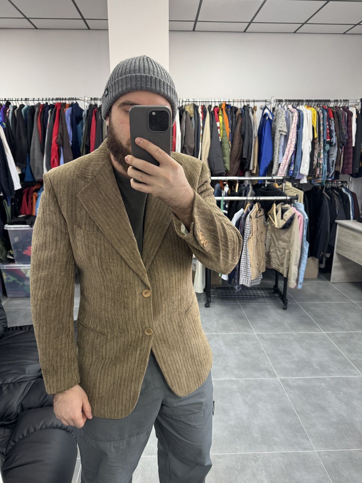Pal Zileri Pal Zileri Pull Wool Corduroy Blazer Size 48 Size 48R - 2 Thumbnail