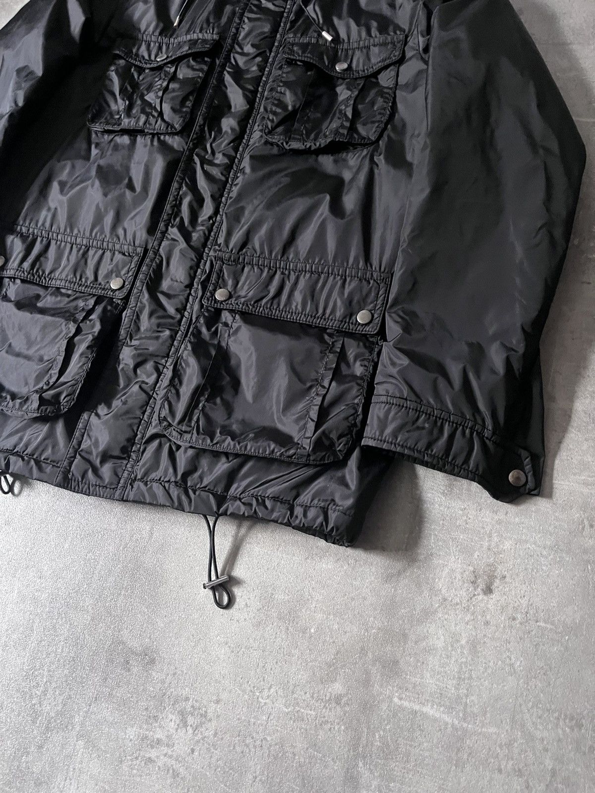 Gucci Gucci black technical windbreaker nylon jacket Size US M / EU 48-50 / 2 - 2 Thumbnail