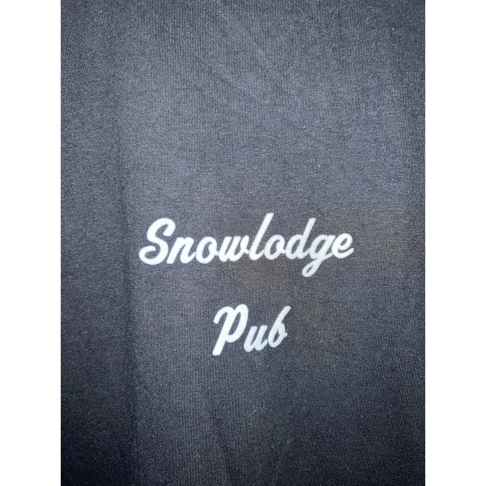 Jerzees Vintage Aspen Shirt Snowlodge Pub Zipone Bar Black L Tee Size US L / EU 52-54 / 3 - 3 Thumbnail