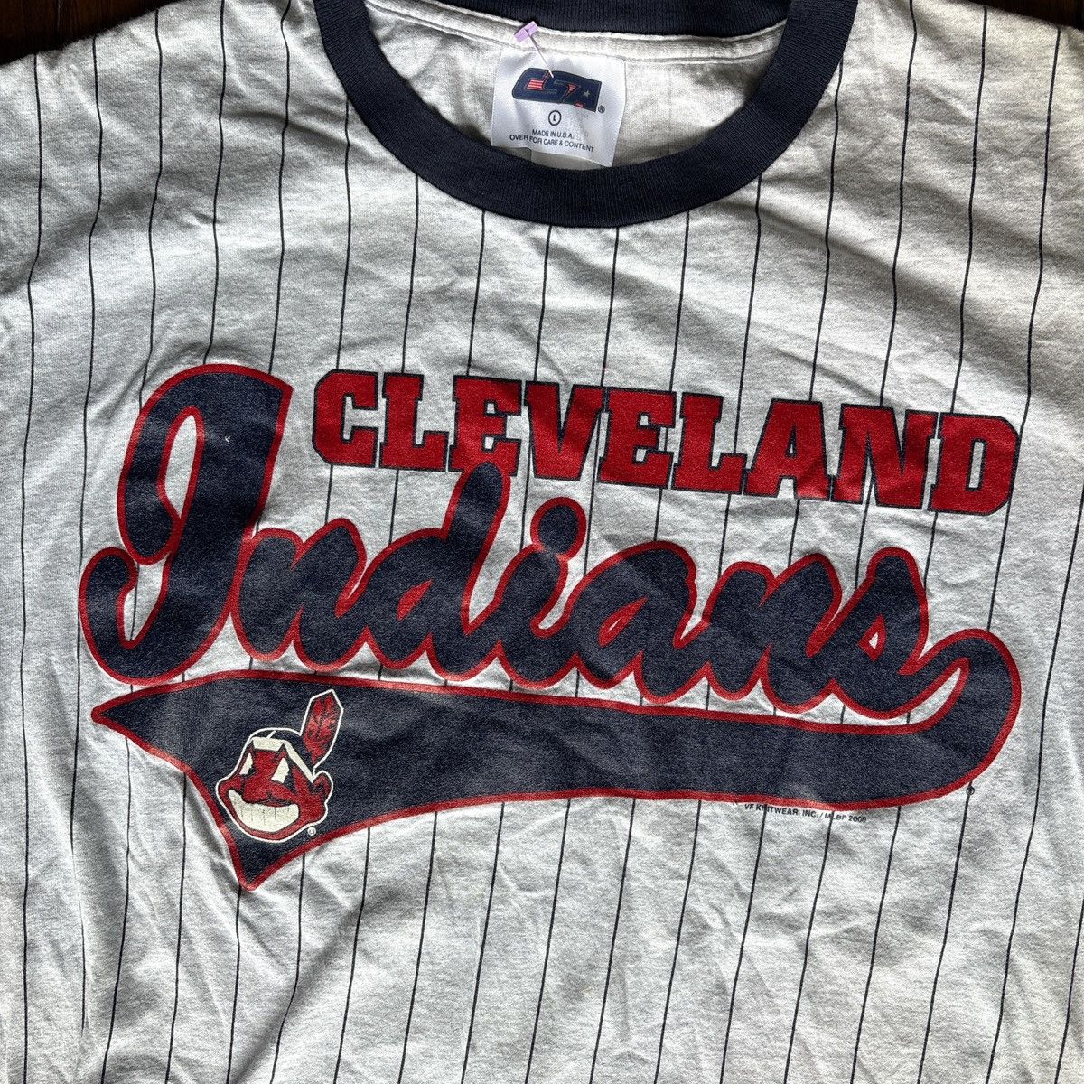 CSA Vintage Cleveland Indians shirt Size US L / EU 52-54 / 3 - 2 Thumbnail