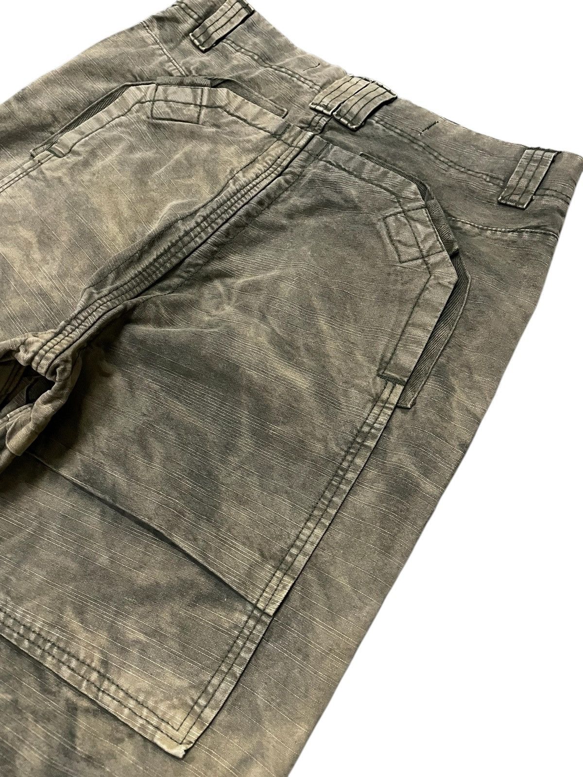 Japanese Brand × Le Grande Bleu (L.G.B.) 3.Q.L Japan Double Knee Claws Mark Shadow Wash Denim Pants Size US 28 / EU 44 - 20 Thumbnail