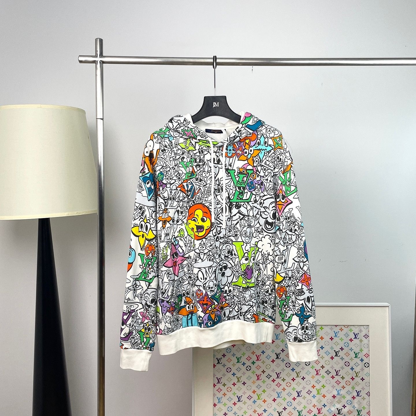 Louis Vuitton Louis Vuitton Comic Print Hoodie Size XL Size US XL / EU 56 / 4 - 1 Thumbnail