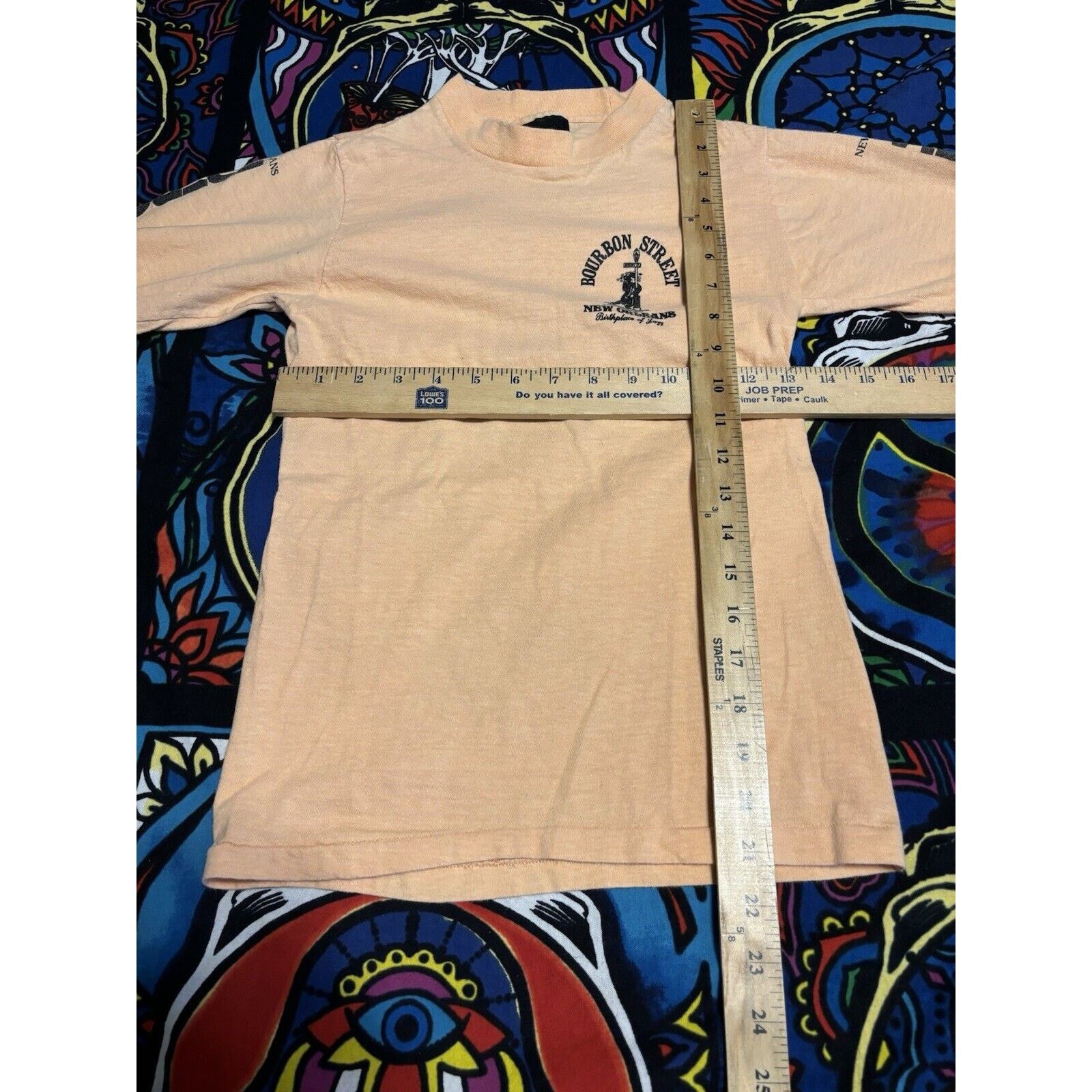 Other vintage thin small xs bourbon street 70s t-shirt peach Size US S / EU 44-46 / 1 - 7 Thumbnail