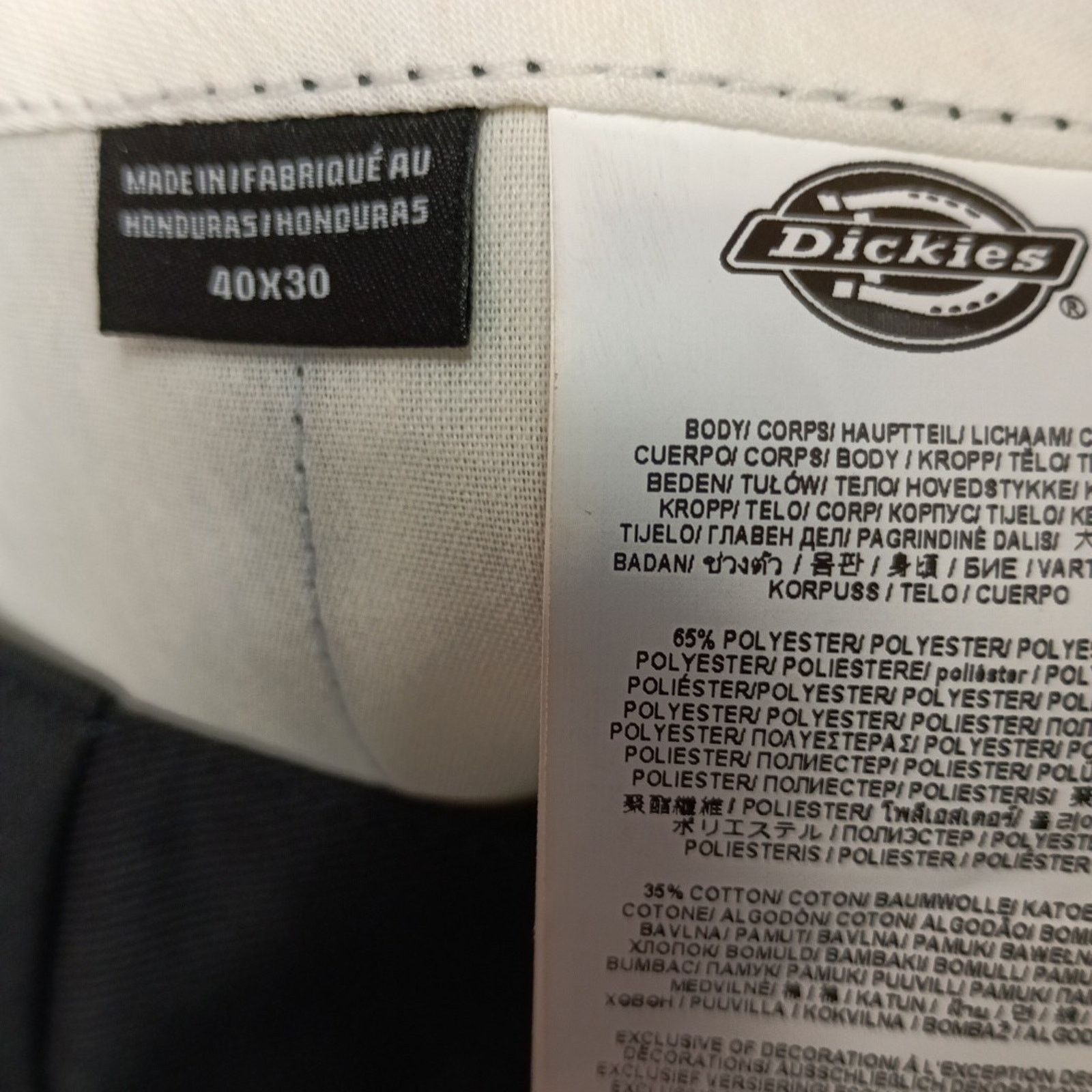 Dickies Dickies 874 Work Pants Men 40x30 Black Flex Resists Wrinkles Size US 40 / EU 56 - 5 Thumbnail