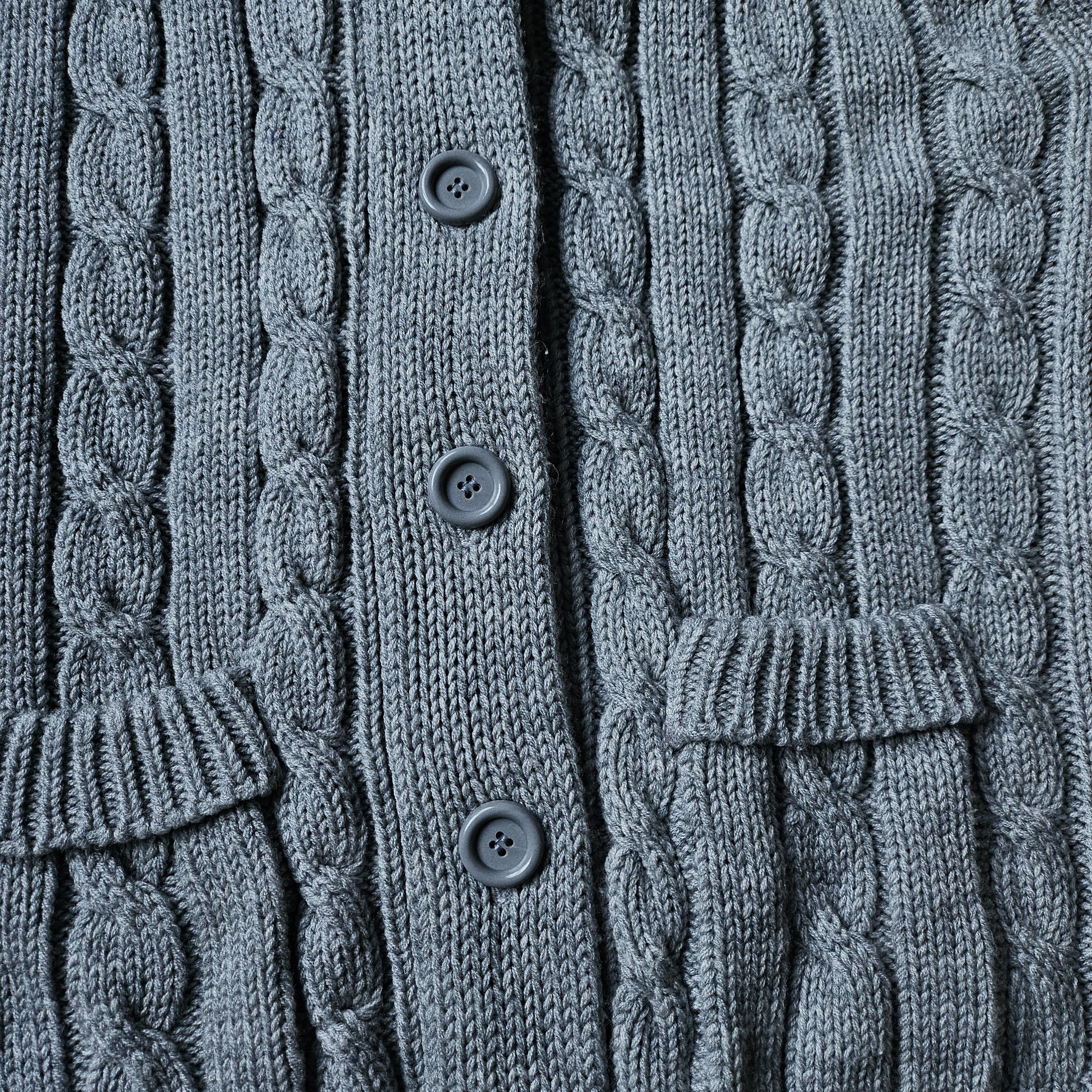 Sears × Vintage VTG 60s 70s Sears Cable Knit Cardigan Size S / US 4 / IT 40 - 7 Thumbnail