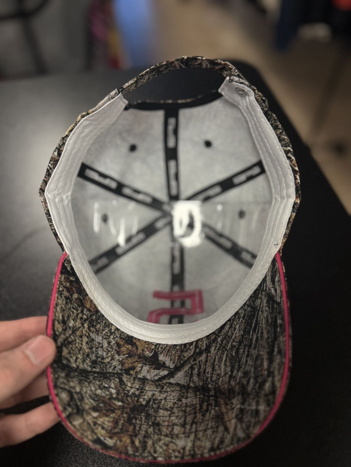 Sp5der SP5DER Camo SnapBack Hat “5” Pink Camo New Size ONE SIZE - 7 Thumbnail