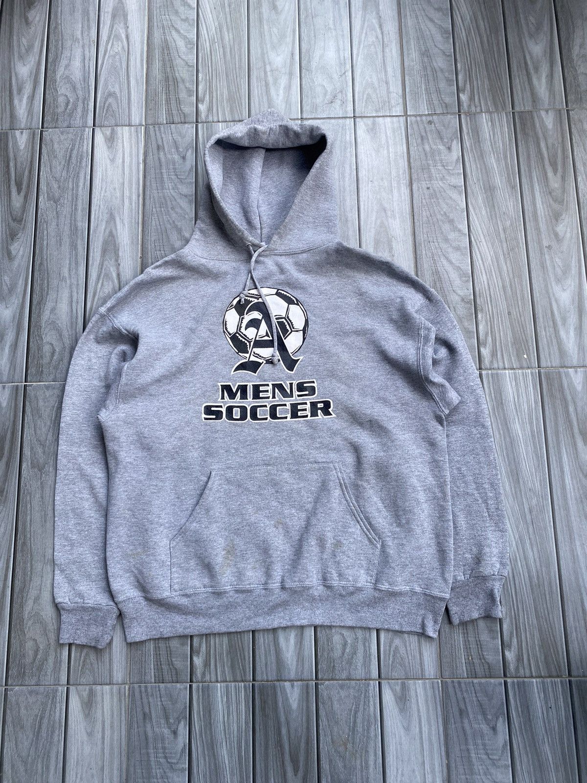 Jerzees × Vintage Vintage jerzees mens soccer hoodie Size US L / EU 52-54 / 3 - 1 Thumbnail