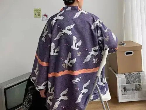 Japanese Brand New Release Fancy Full Print Cardigan Kimono Noragi Unisex Size US XL / EU 56 / 4 - 4 Thumbnail