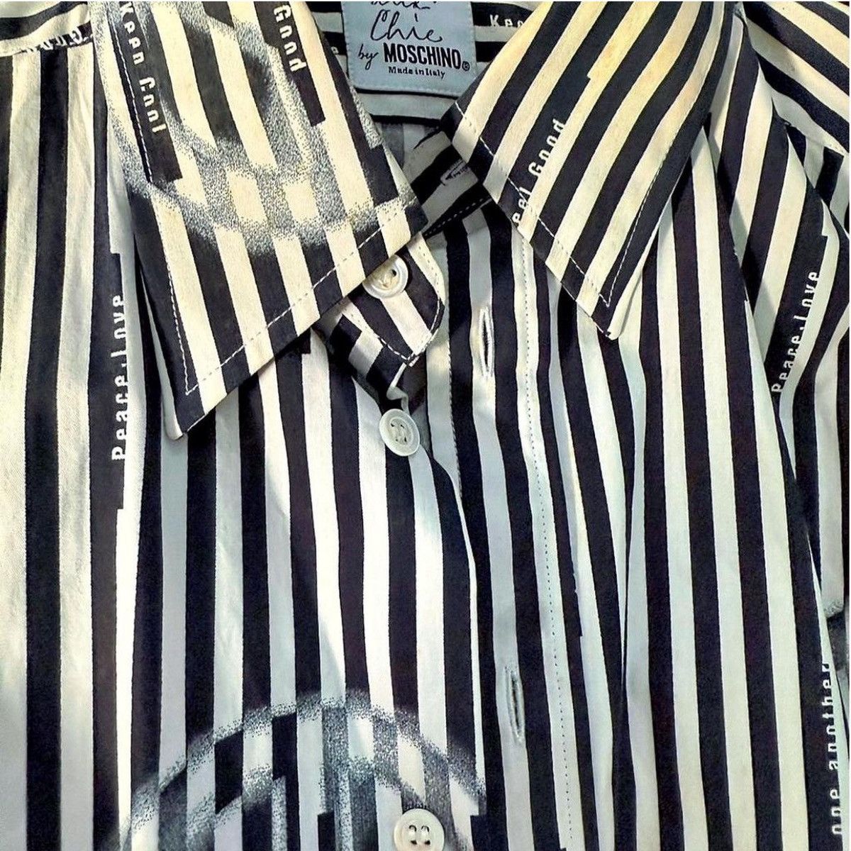 Moschino Mens vintage moschino shirt Size US XS / EU 42 / 0 - 4 Thumbnail
