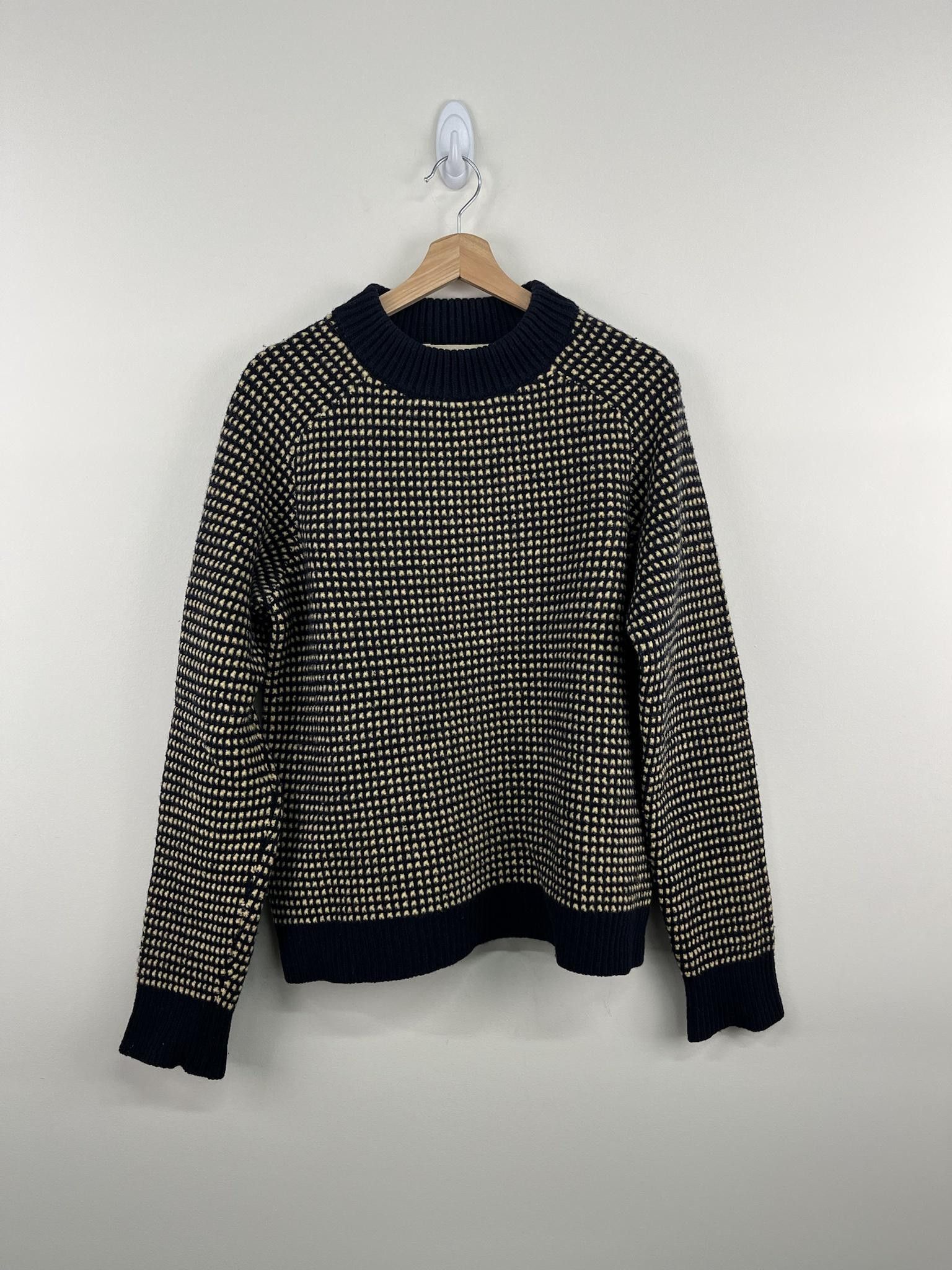 Marni Marni Mock Neck Navy Yellow Sweater Size US M / EU 48-50 / 2 - 1 Thumbnail