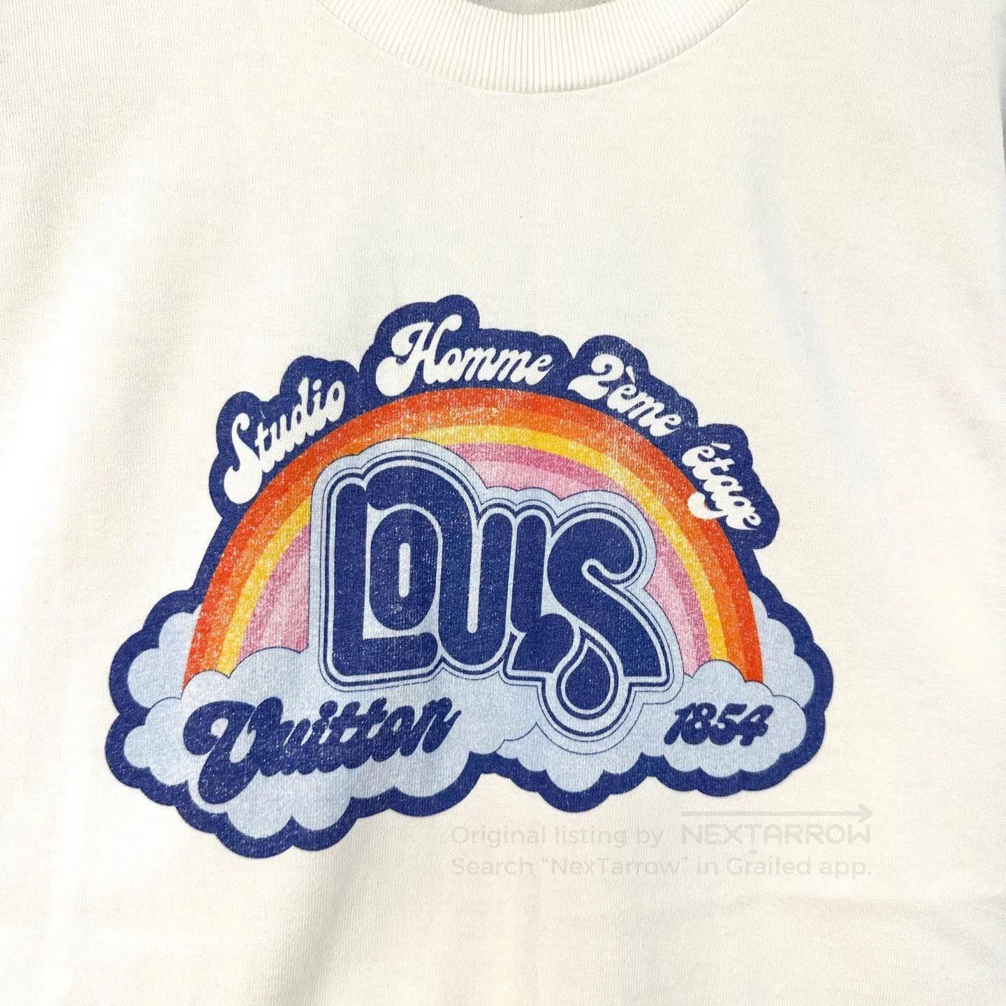 Louis Vuitton White Short Sleeve Graphic T-Shirt. Size US L / EU 52-54 / 3 - 5 Thumbnail