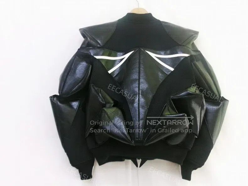Junya Watanabe Junya Watanabe Black deconstructed leather pilot leather j Size S / US 4 / IT 40 - 3 Thumbnail