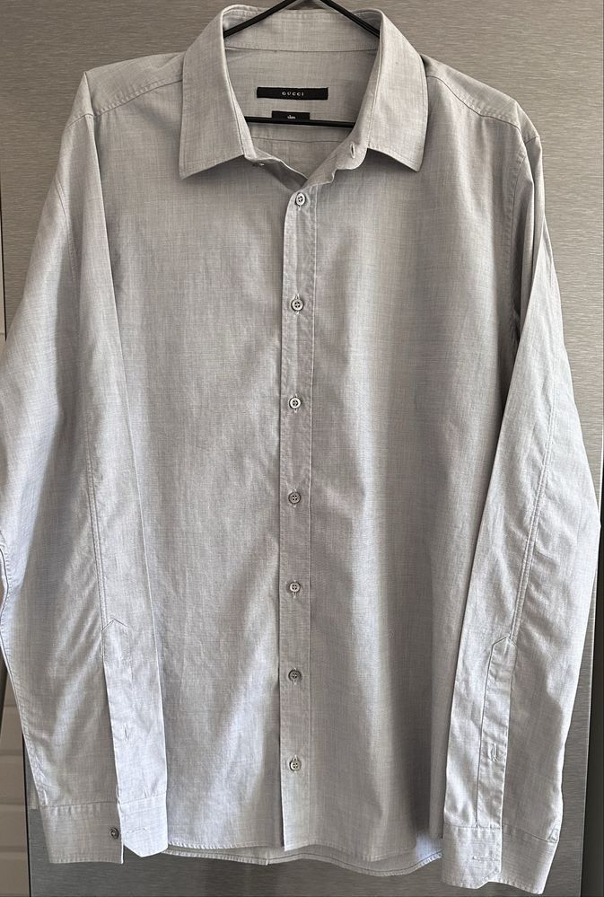 Gucci Gucci GG Logo Vintage Shirt Size US L / EU 52-54 / 3 - 1 Thumbnail
