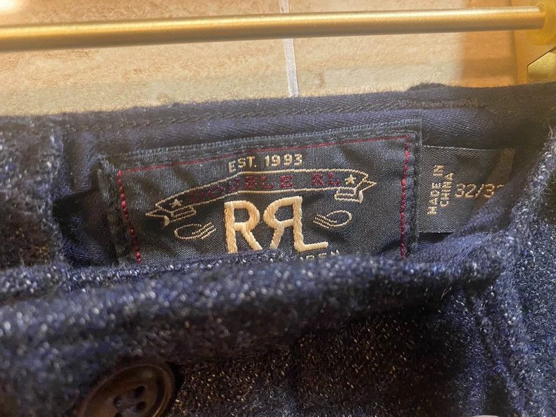 RRL Ralph Lauren RRL Ralph Lauren 16 Cotton Wool Blended Blue Dyeing Pepper Size US 32 / EU 48 - 3 Thumbnail