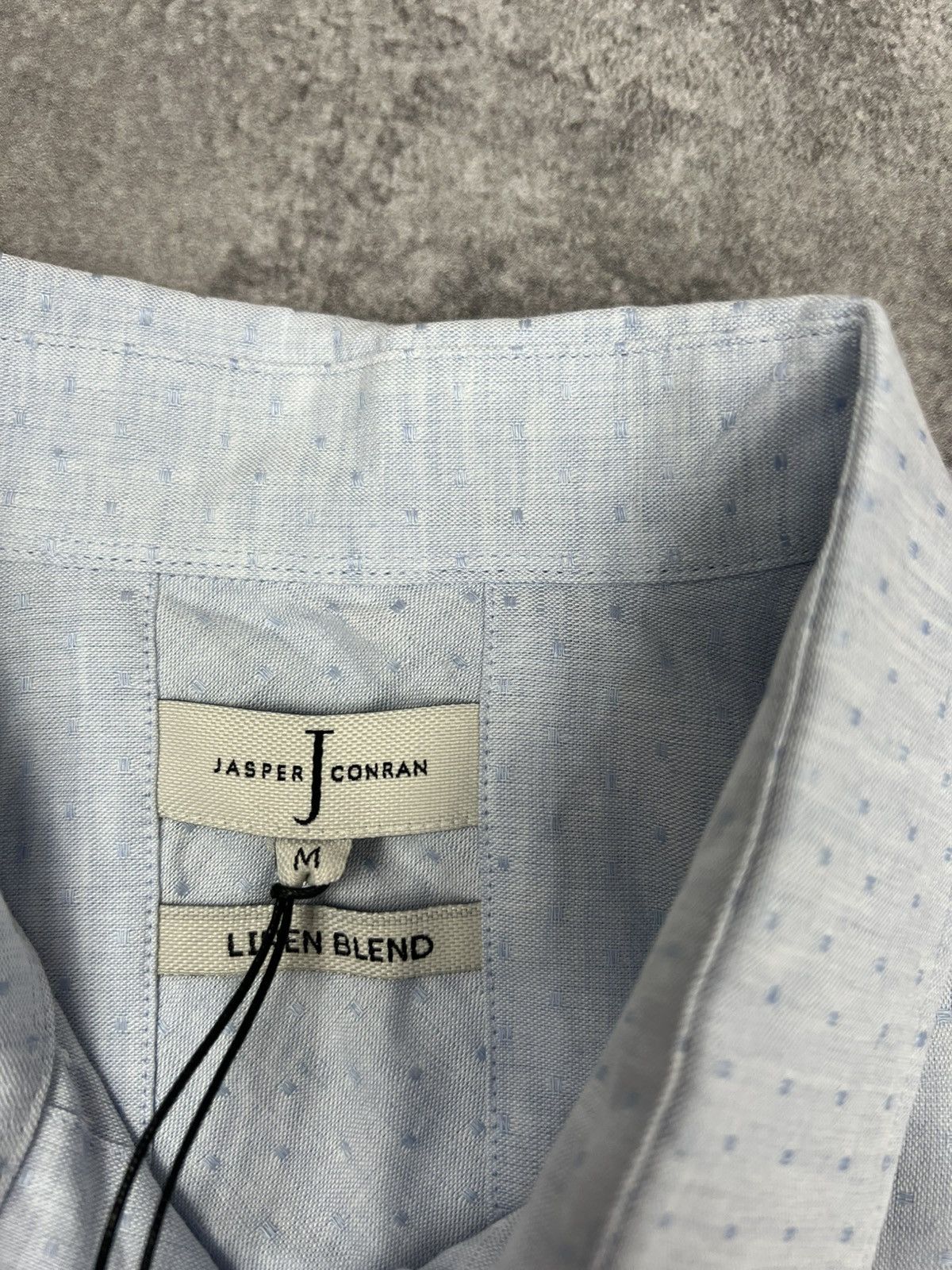 Jasper Conran Jasper Conran NWT Linen Blue Shirt Button Up Size US M / EU 48-50 / 2 - 5 Thumbnail