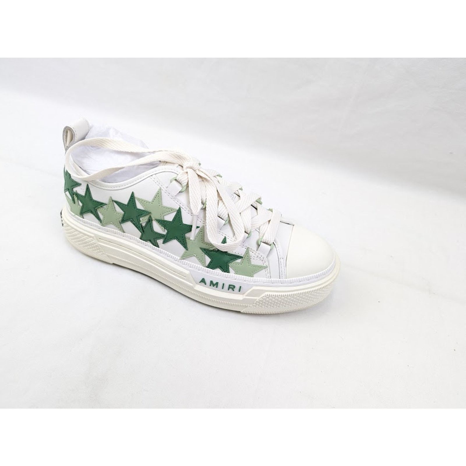 Amiri o1rshd1 Stars Court Low-Top Sneakers in Mint Size US 15 / EU 48 - 2 Thumbnail