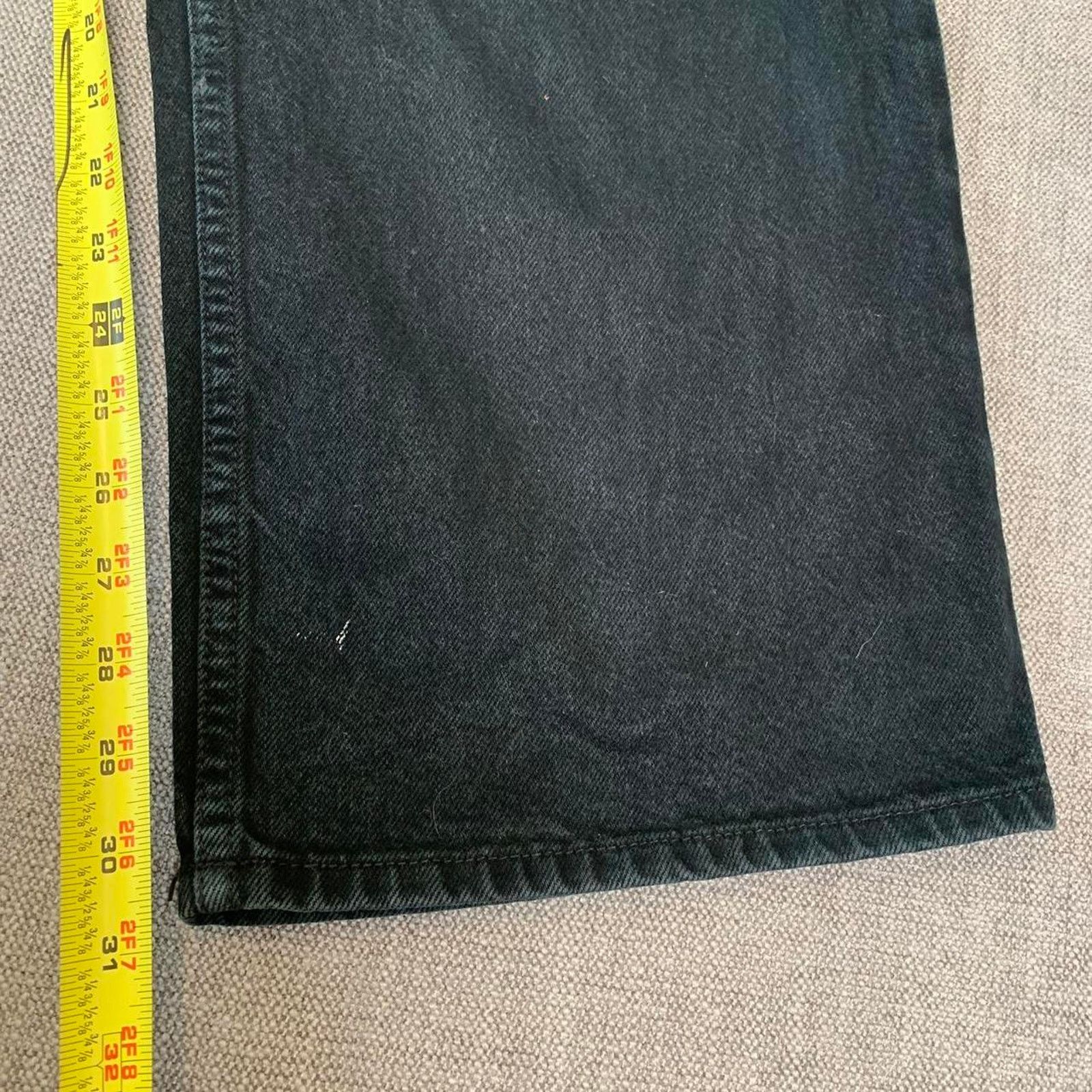 Anchor Blue Y2K Anchor Blue Wide Leg Black Denim Jeans Size US 36 / EU 52 - 7 Thumbnail