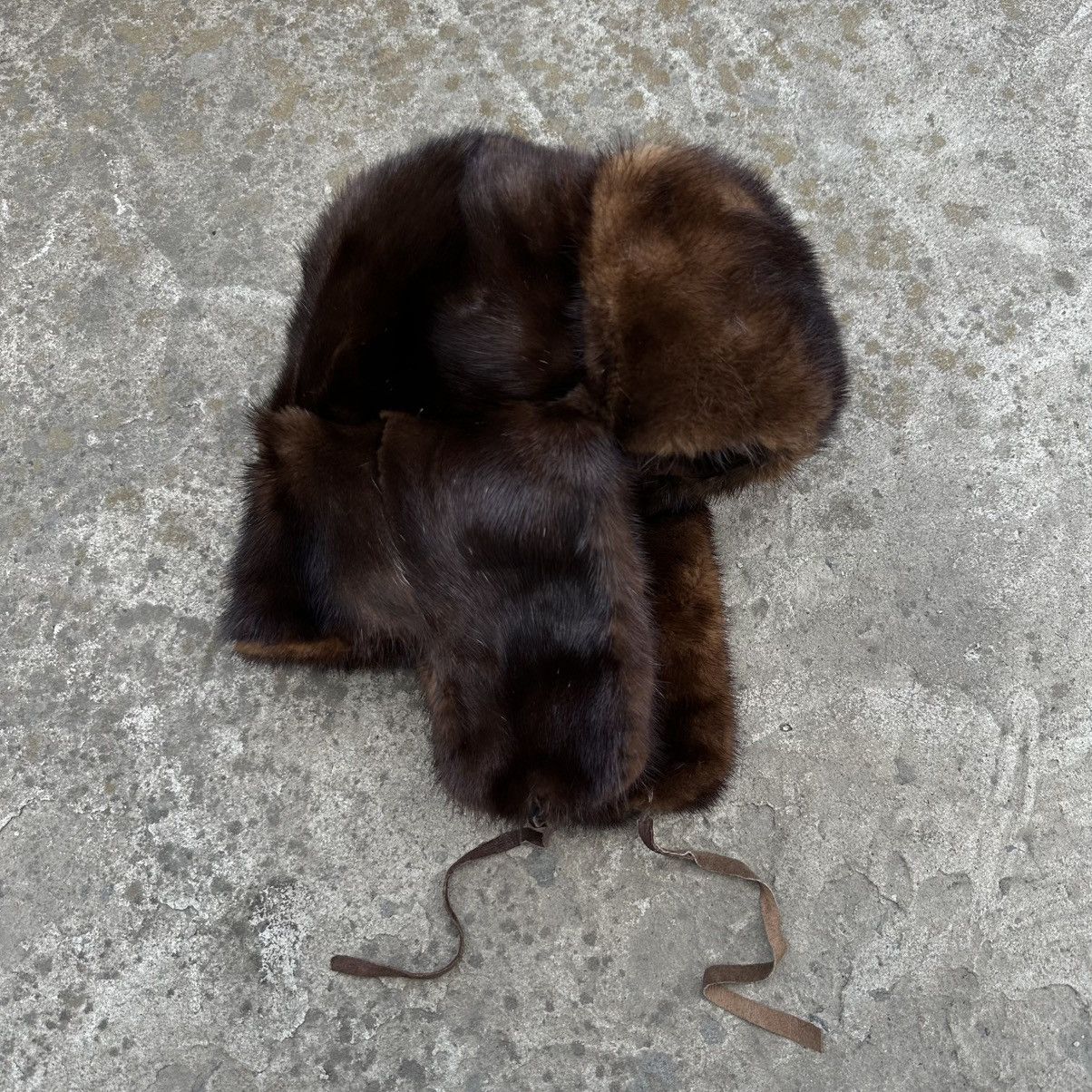 Other Vintage Japanese Style USSR Hat Shapka Ushanka Fur Cap Size ONE SIZE - 2 Thumbnail