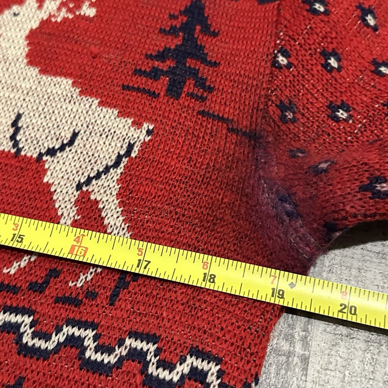 Vintage Archer Rare Vintage 1940s Wool Novelty Sweater Blue Reindeer Size S / US 4 / IT 40 - 9 Thumbnail