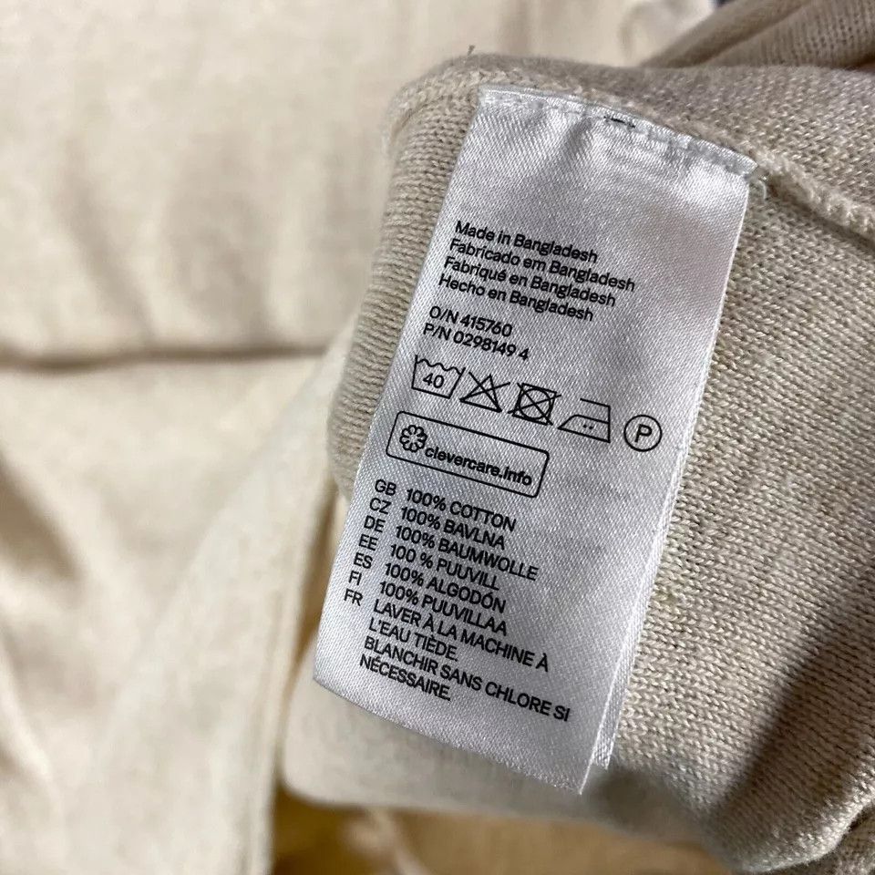 H&M H&M Top Women's Small Pullover 100% Cotton Long Sleeve Size S / US 4 / IT 40 - 6 Thumbnail