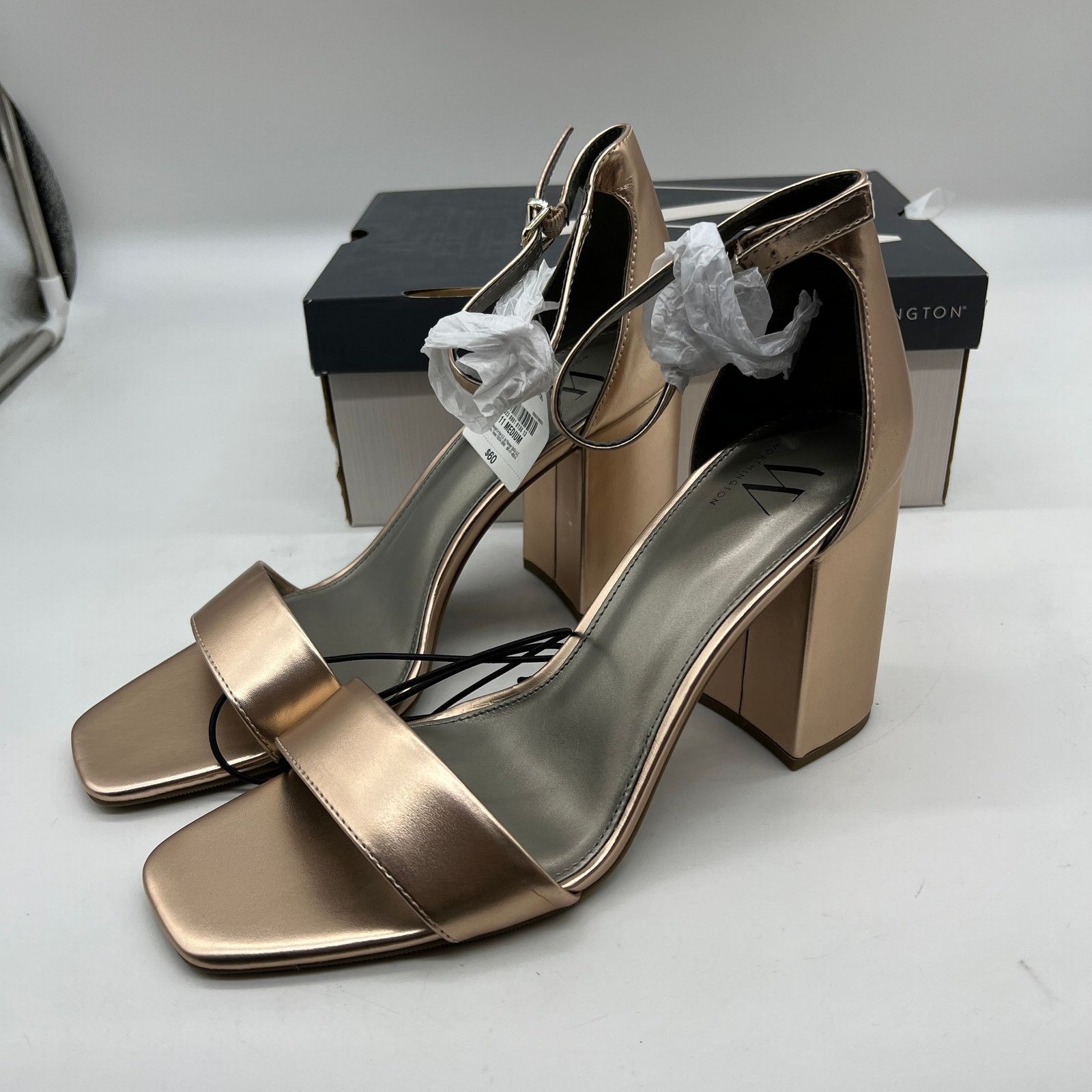 Other Worthington Womens Becklyn Heeled Sandals Rose Gold Size 11M Size US 11 / IT 41 - 4 Thumbnail