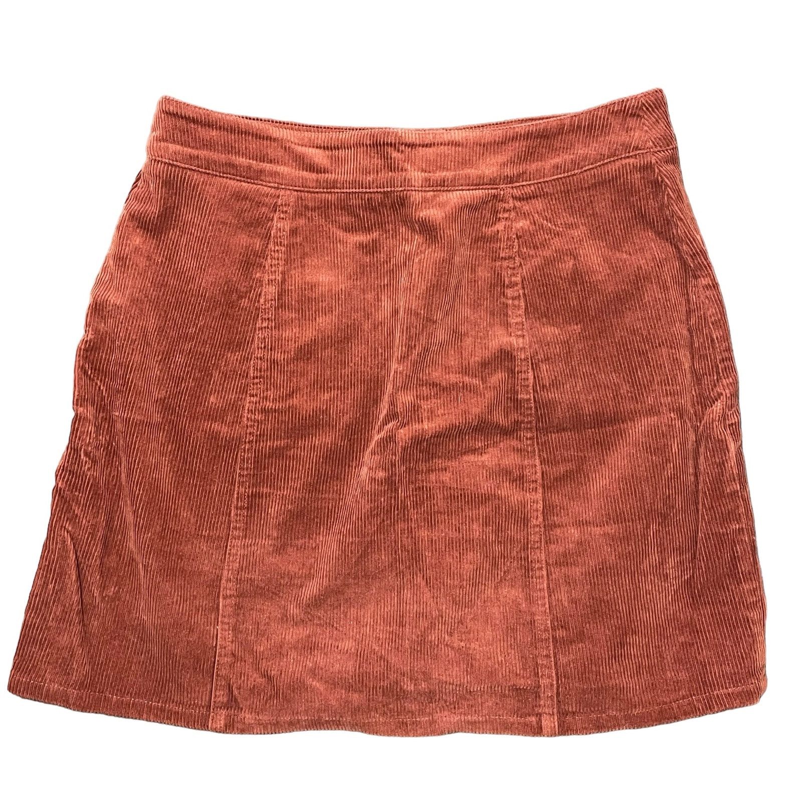 Other Charlotte Russe Corduroy Mini Skirt Copper Brown Size Small Size 29" - 5 Thumbnail