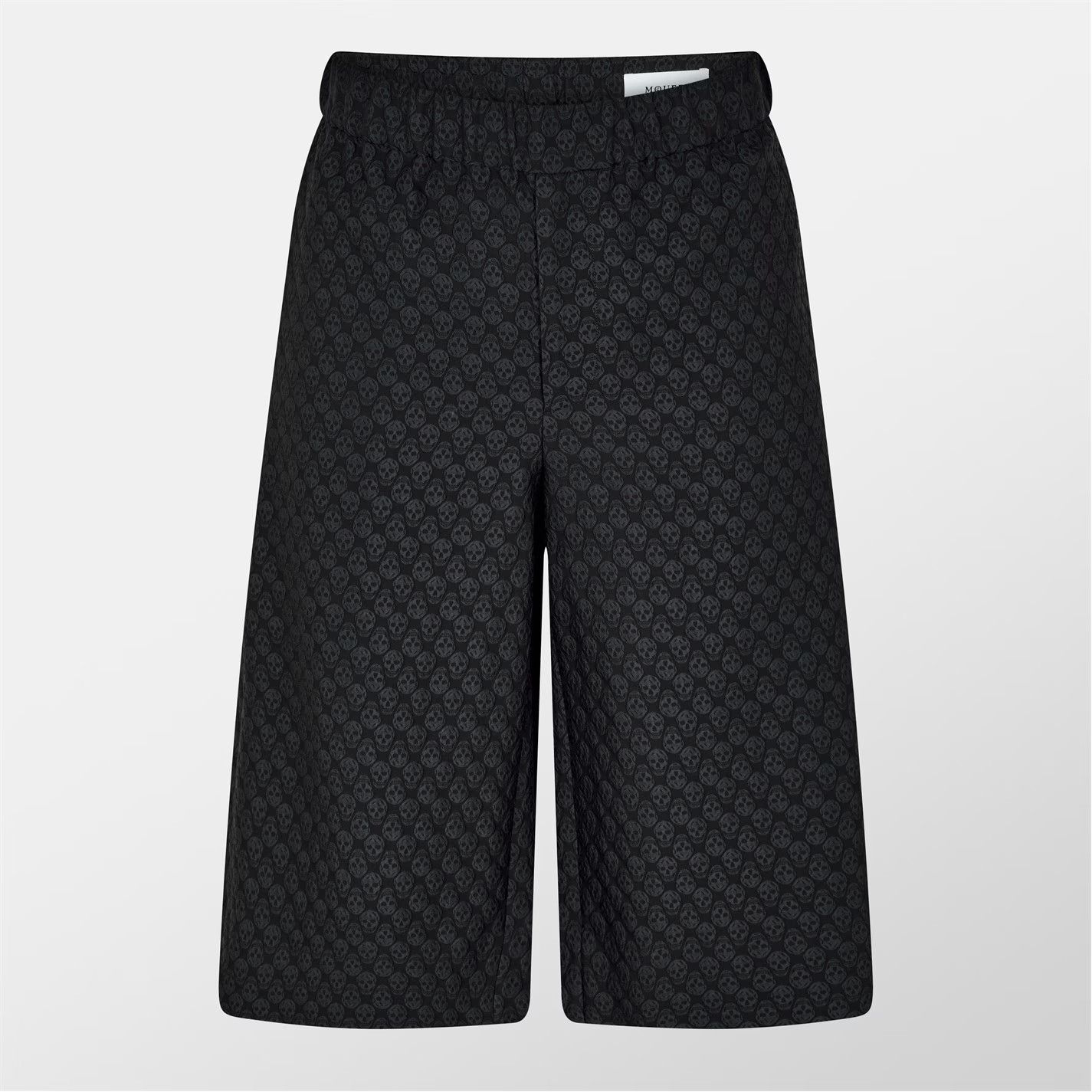 Alexander McQueen o1g2r1mq0326 Skull Jacquard Bermuda Shorts in Black Size US 34 / EU 50 - 1 Thumbnail