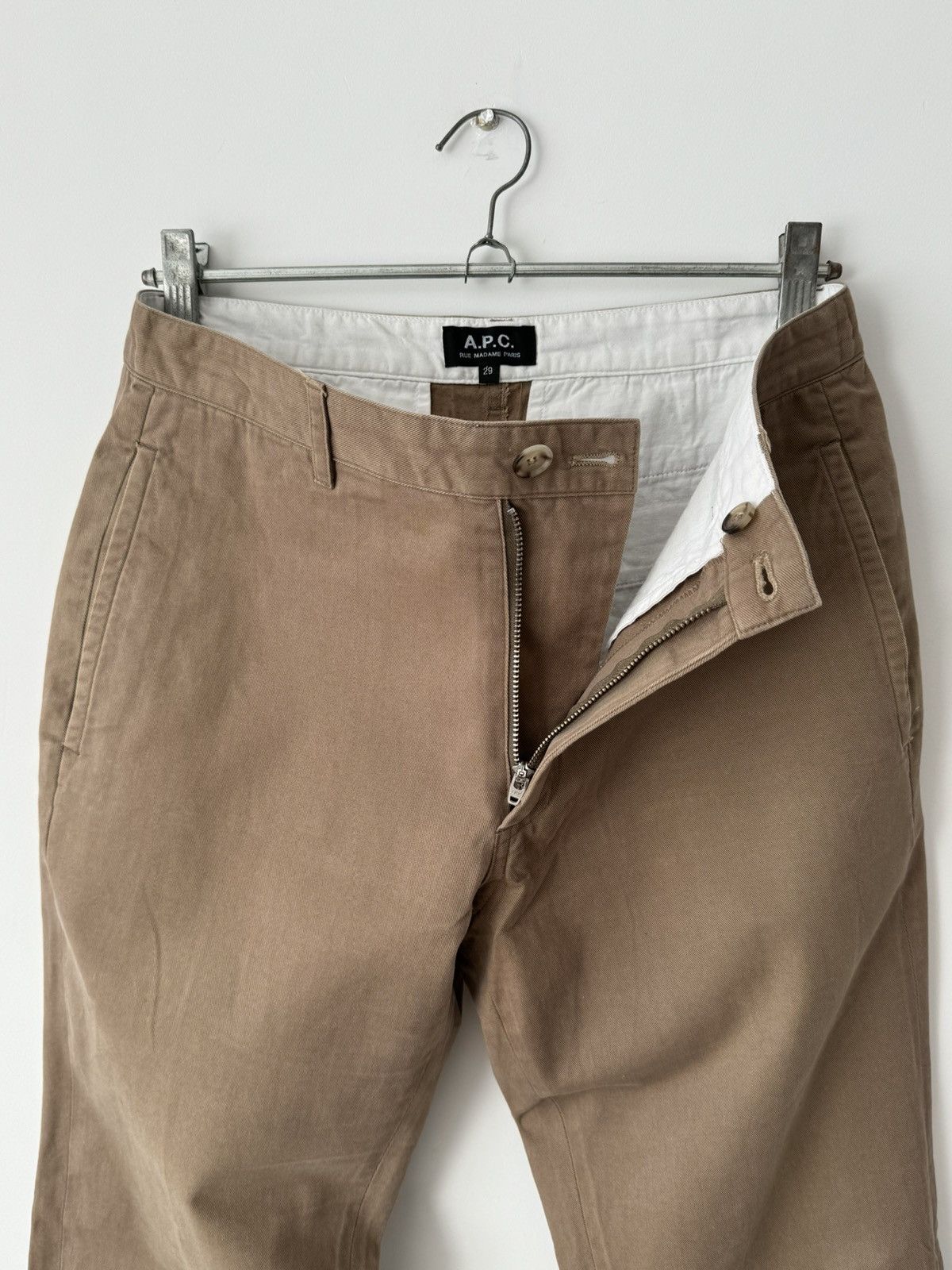 A.P.C. A.P.C. Rue Madame Paris Classic Chino Cotton Pants Size US 29 - 3 Thumbnail