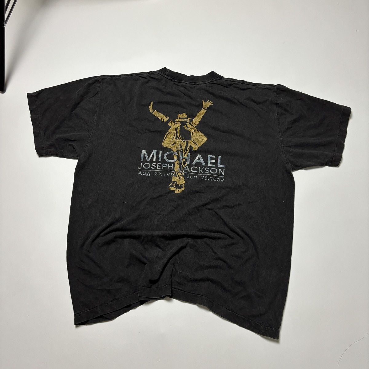 Michael Jackson × Vintage Michael Jackson vintage 1958-2009s single stitch t-shirt Size US XL / EU 56 / 4 - 7 Thumbnail
