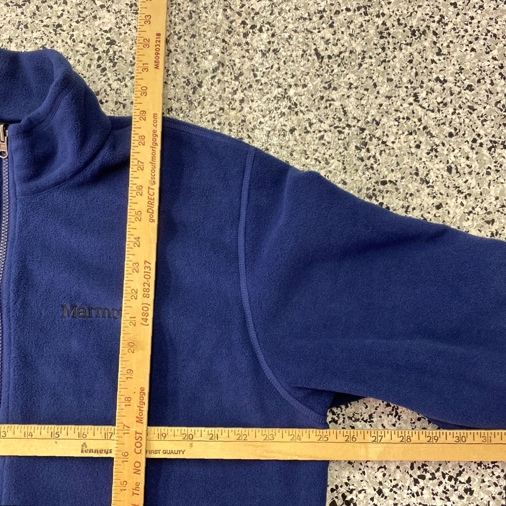 Marmot Marmot Jacket Mens 2XL Blue Fleece Full Zip Outdoor Collar Pockets Warm Size US XXL / EU 58 / 5 - 3 Thumbnail