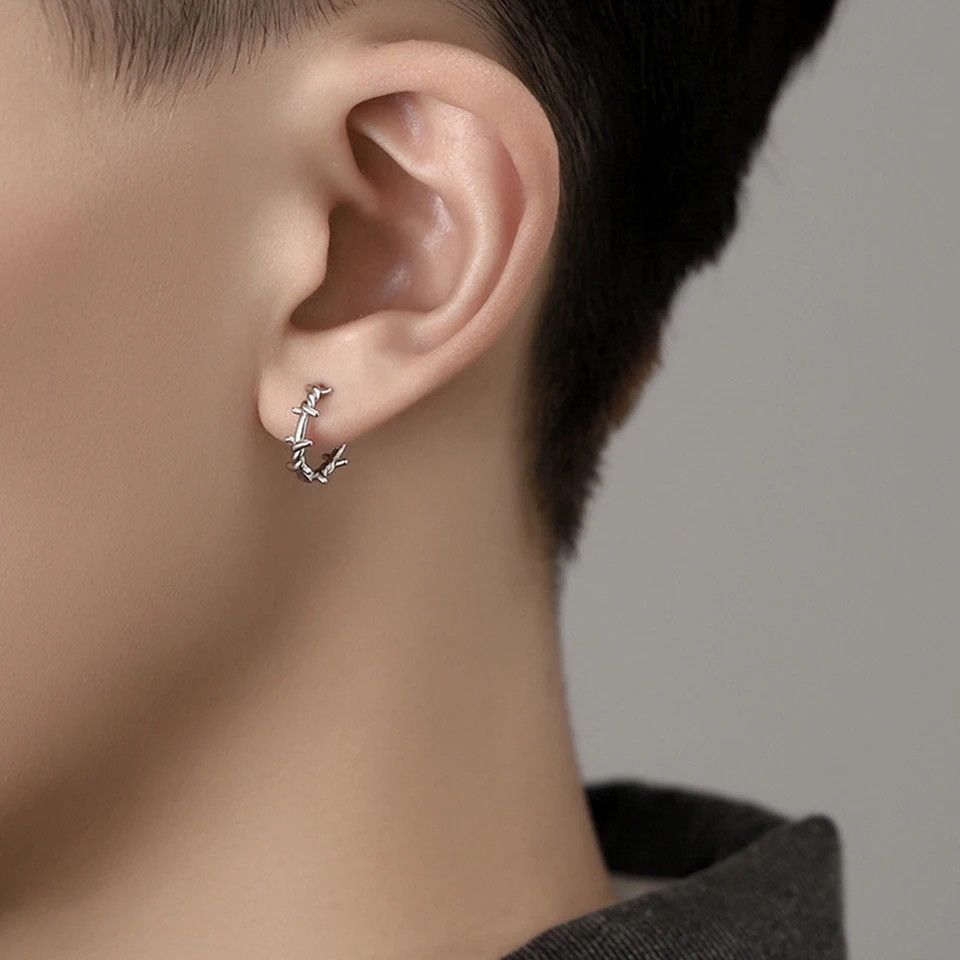 Jewelry Torn punk earrings （1pairs） Size ONE SIZE - 5 Thumbnail