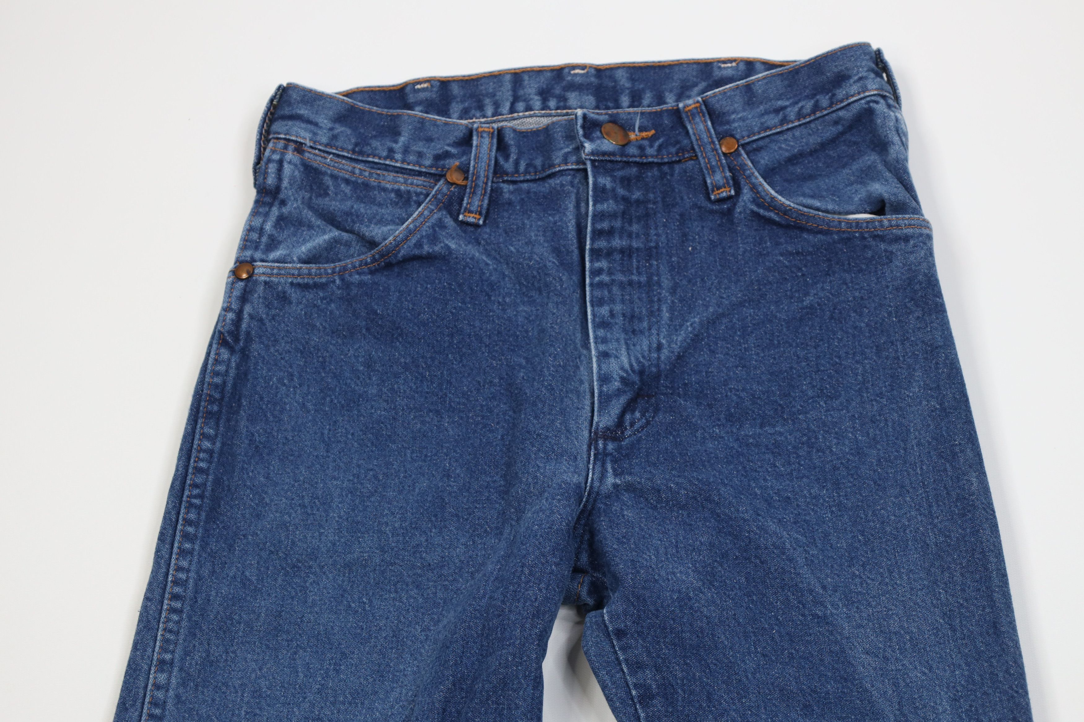 Wrangler Vintage 90s Wrangler Western Straight Leg Denim Jeans USA Size US 29 - 2 Thumbnail