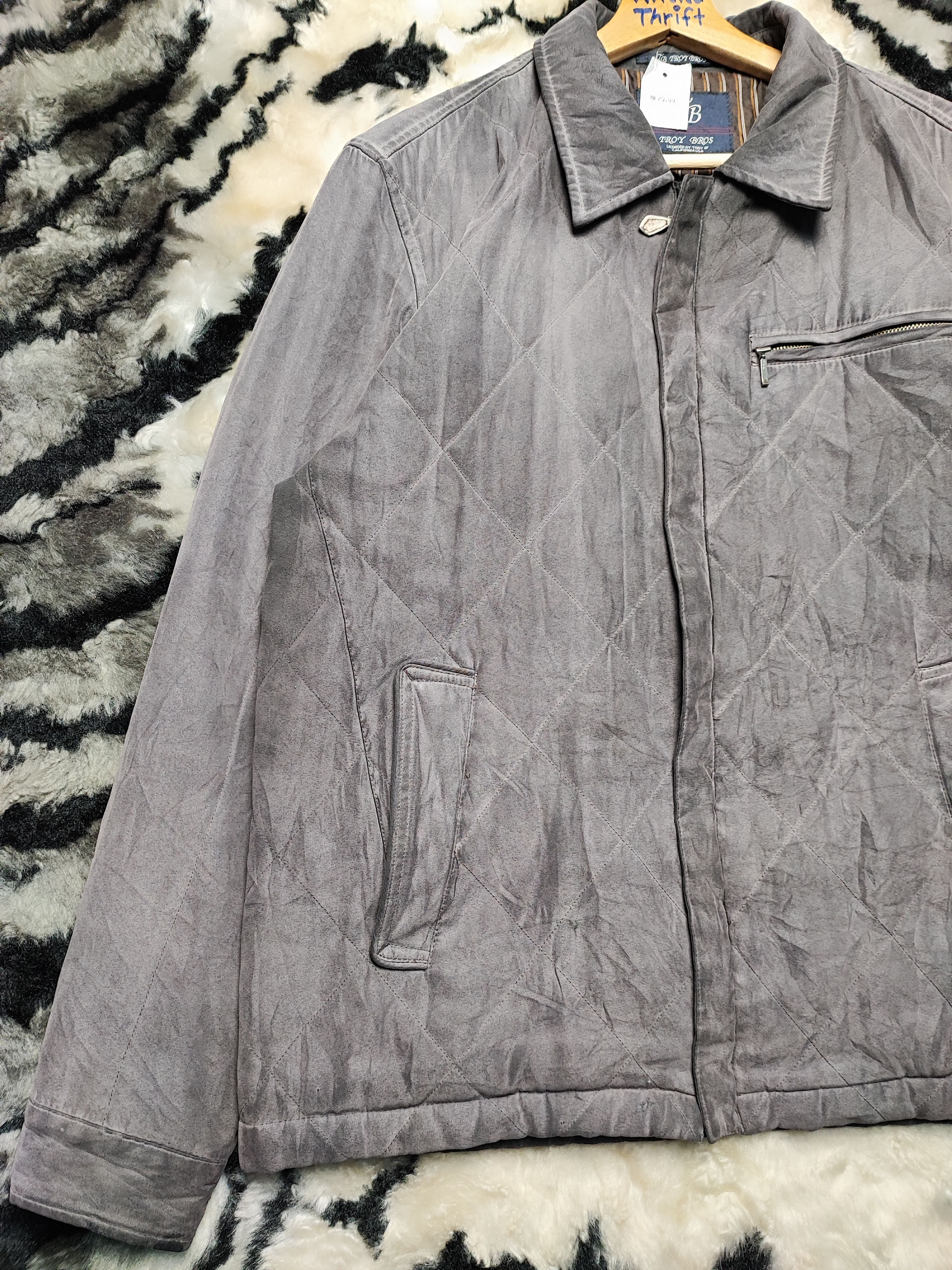 Number (N)ine Troy Bros Bomber Styles Jacket Distressed Size US L / EU 52-54 / 3 - 3 Thumbnail